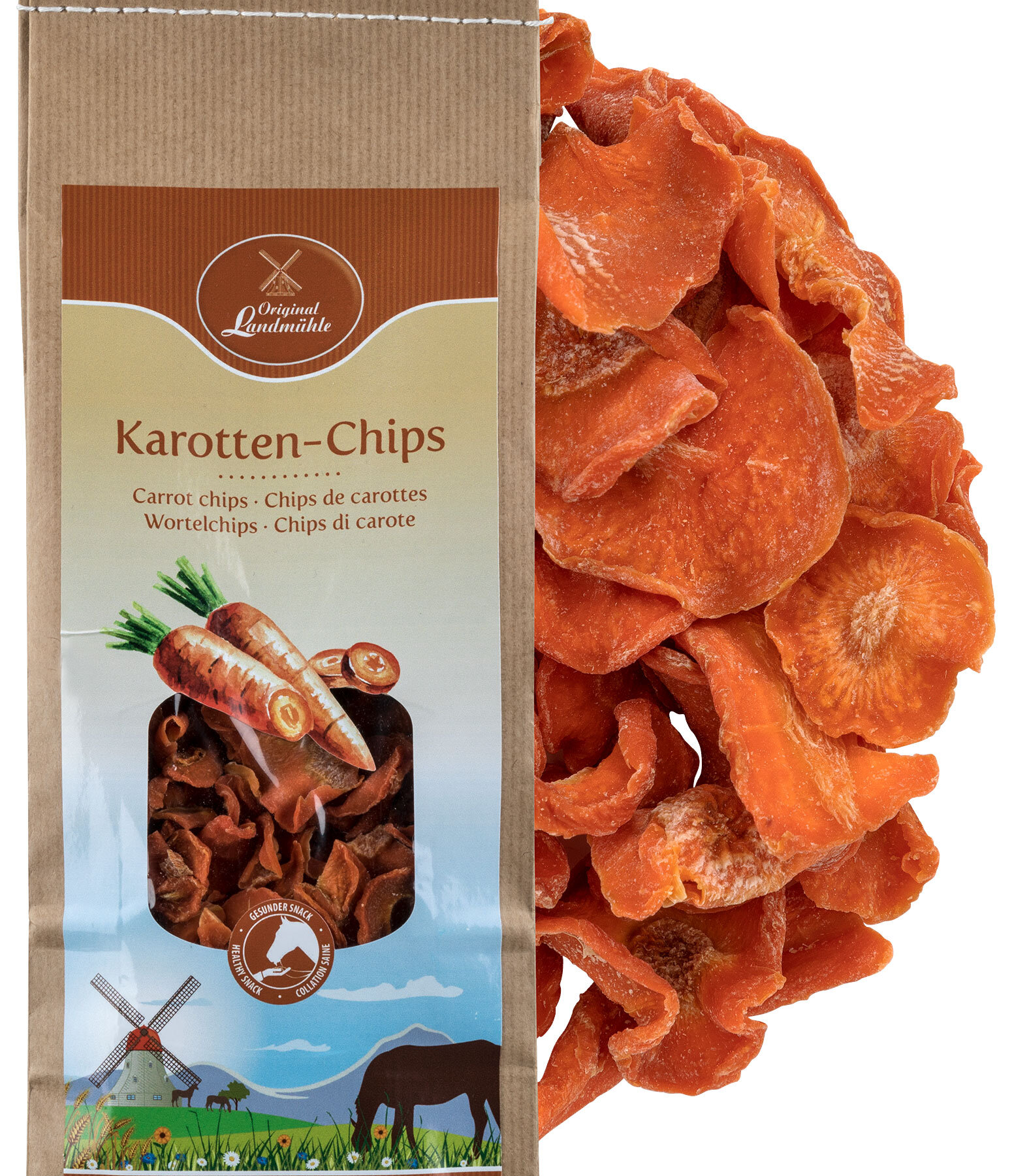 Chips di carote