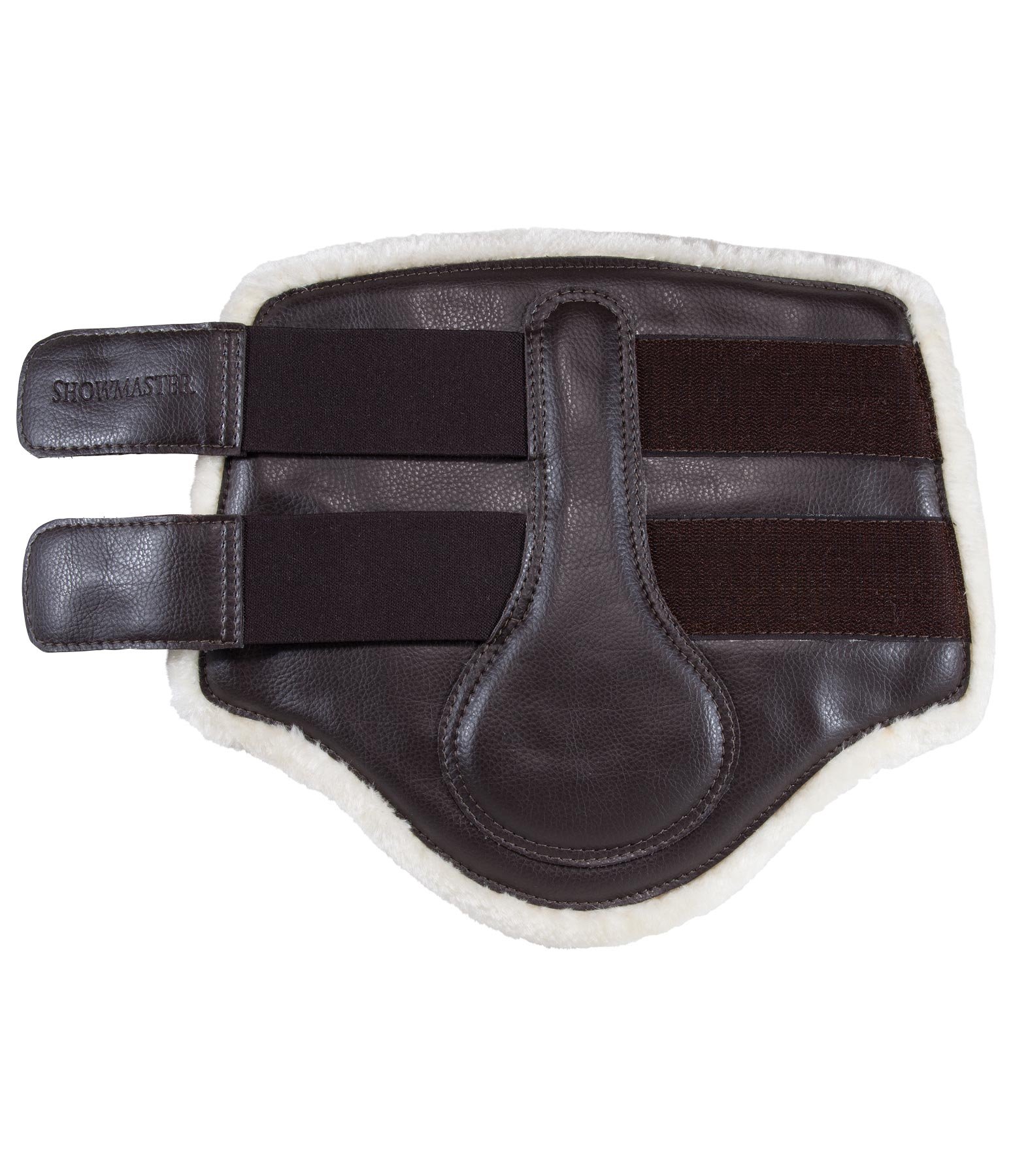 Stinchiere da dressage con pelliccia sintetica, anteriori