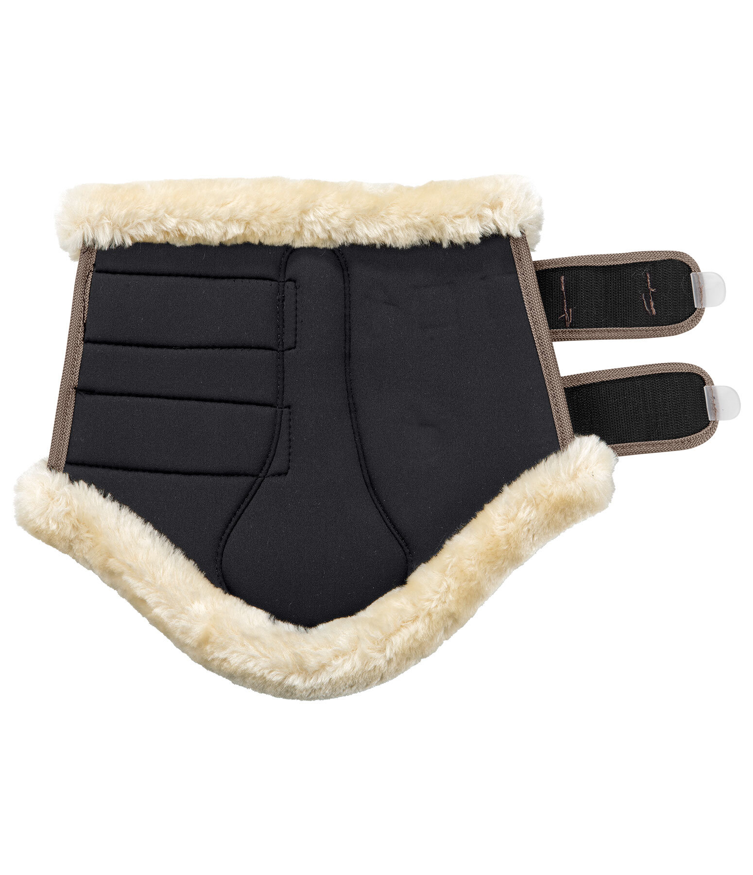 Stinchiere da dressage con pelliccia sintetica Essential, anteriori
