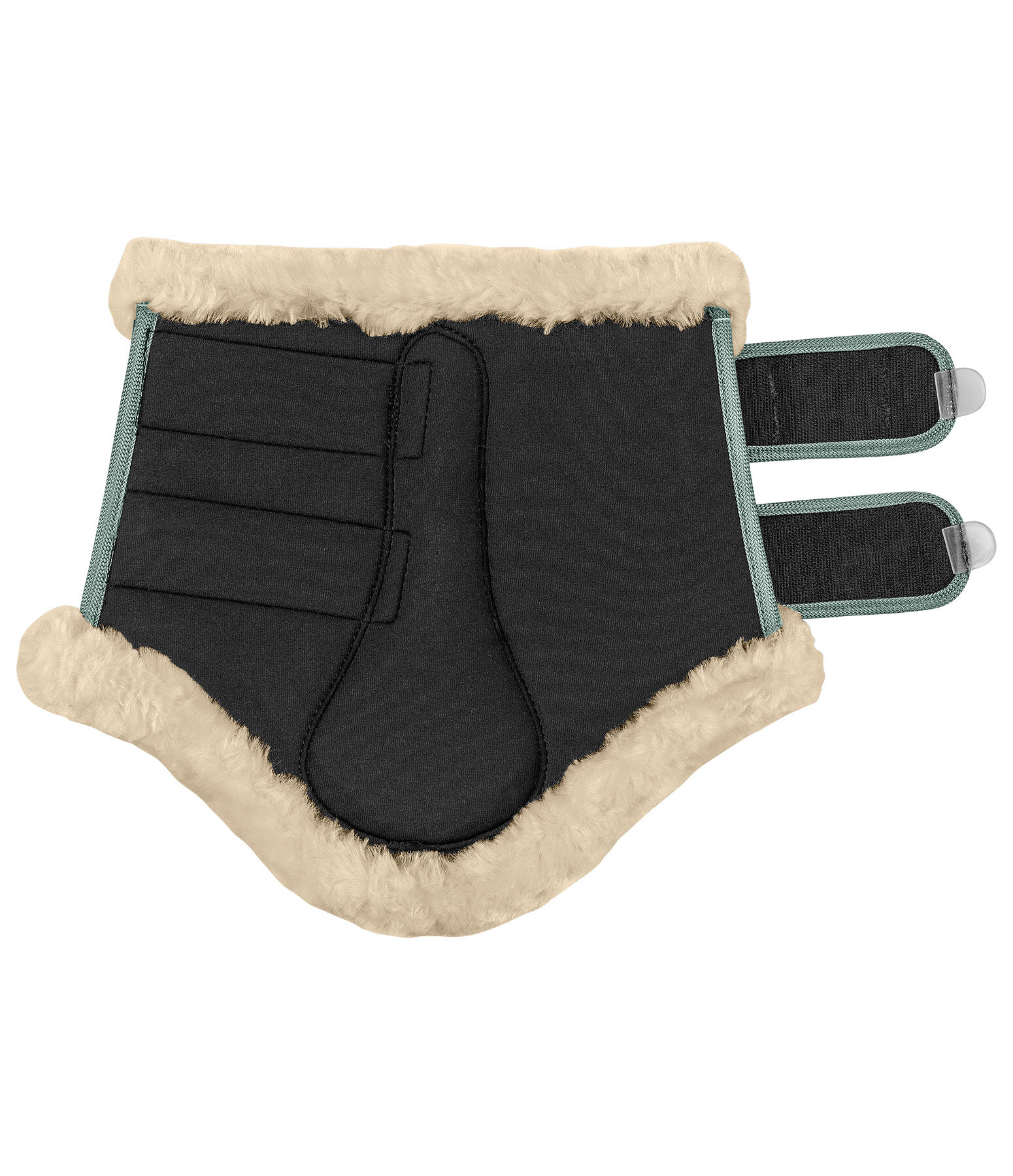 Stinchiere da dressage con pelliccia sintetica Essential, anteriori