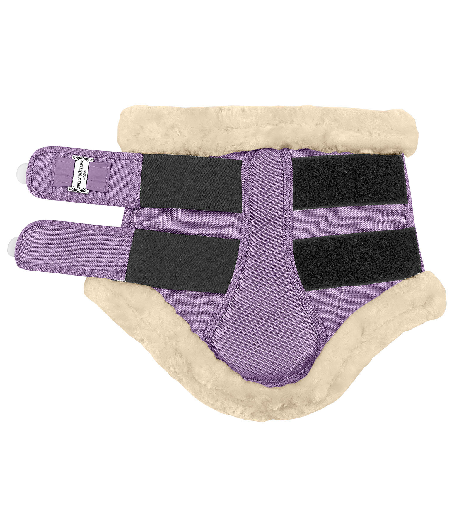 Stinchiere da dressage con pelliccia sintetica Essential, anteriori