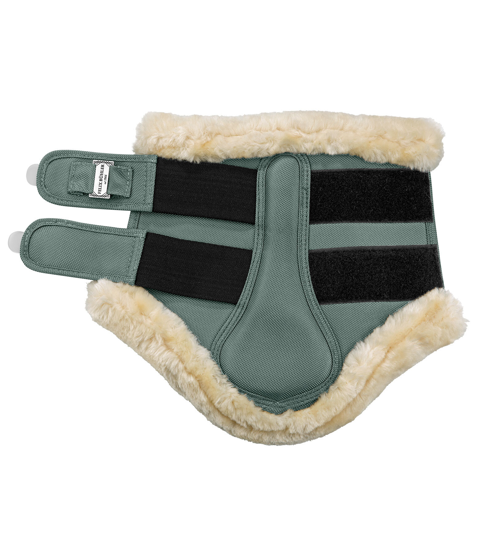 Stinchiere da dressage con pelliccia sintetica Essential, anteriori