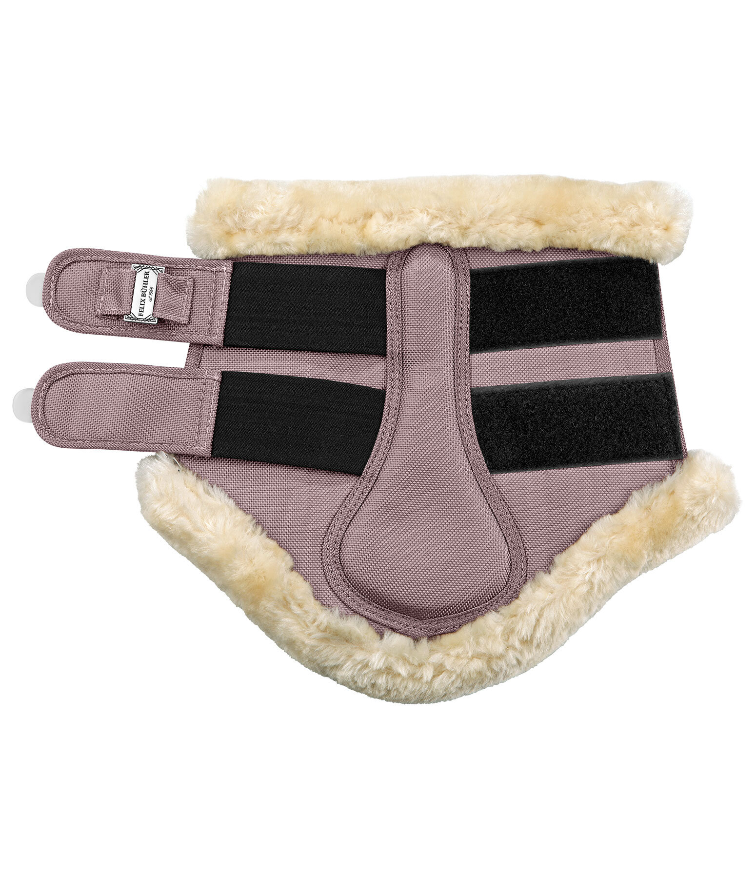 Stinchiere da dressage con pelliccia sintetica Essential, anteriori