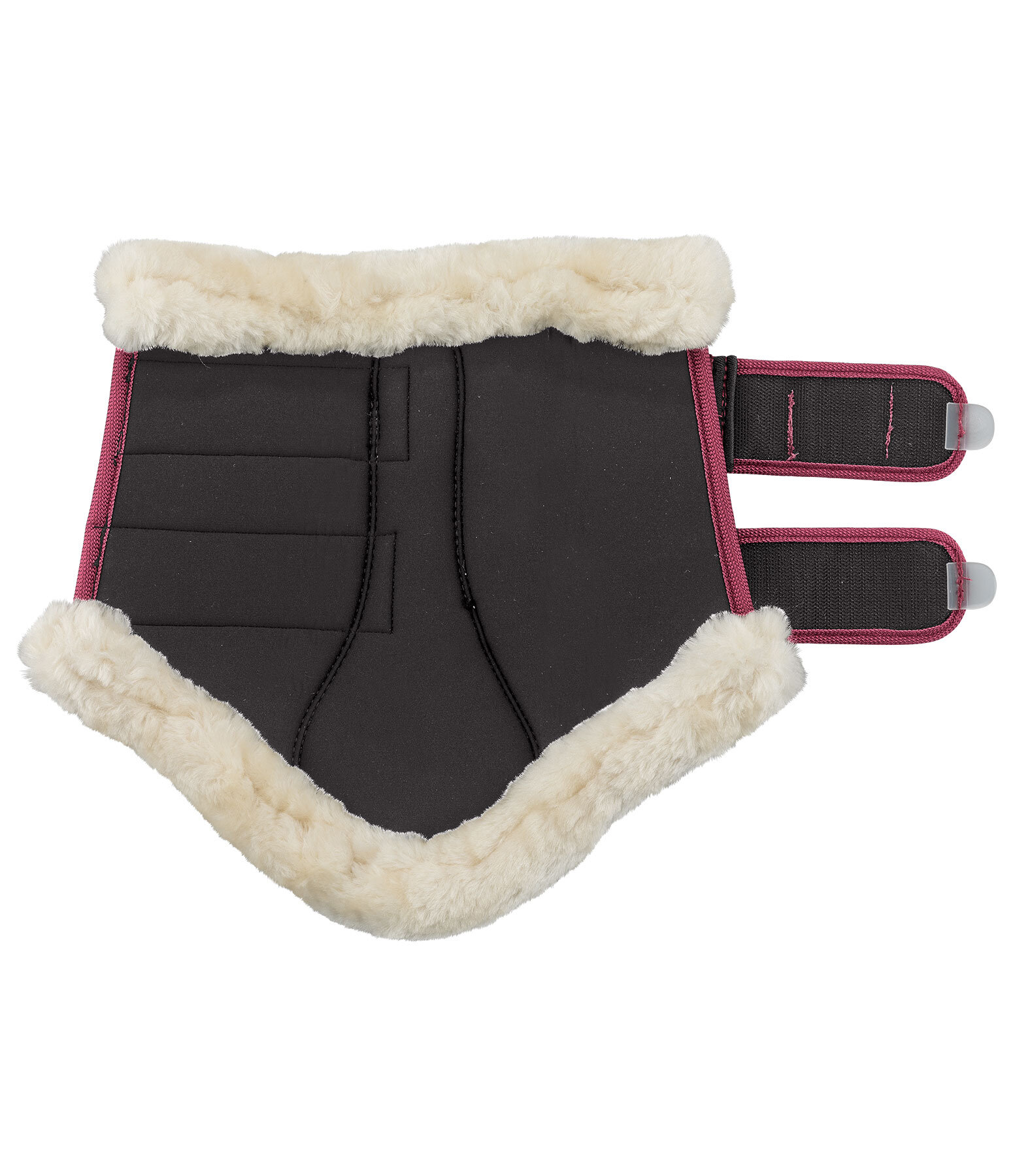 Stinchiere da dressage con pelliccia sintetica Essential, anteriori