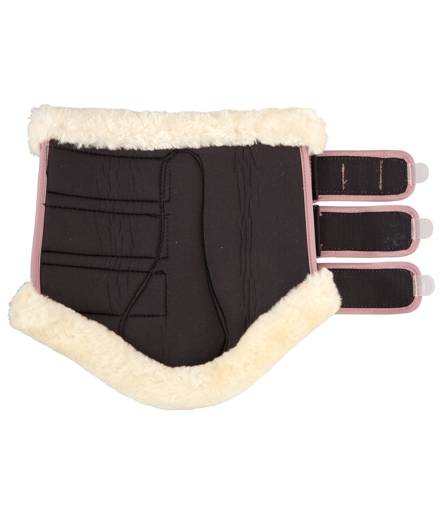 Stinchiere da dressage con pelliccia sintetica Essential, posteriori