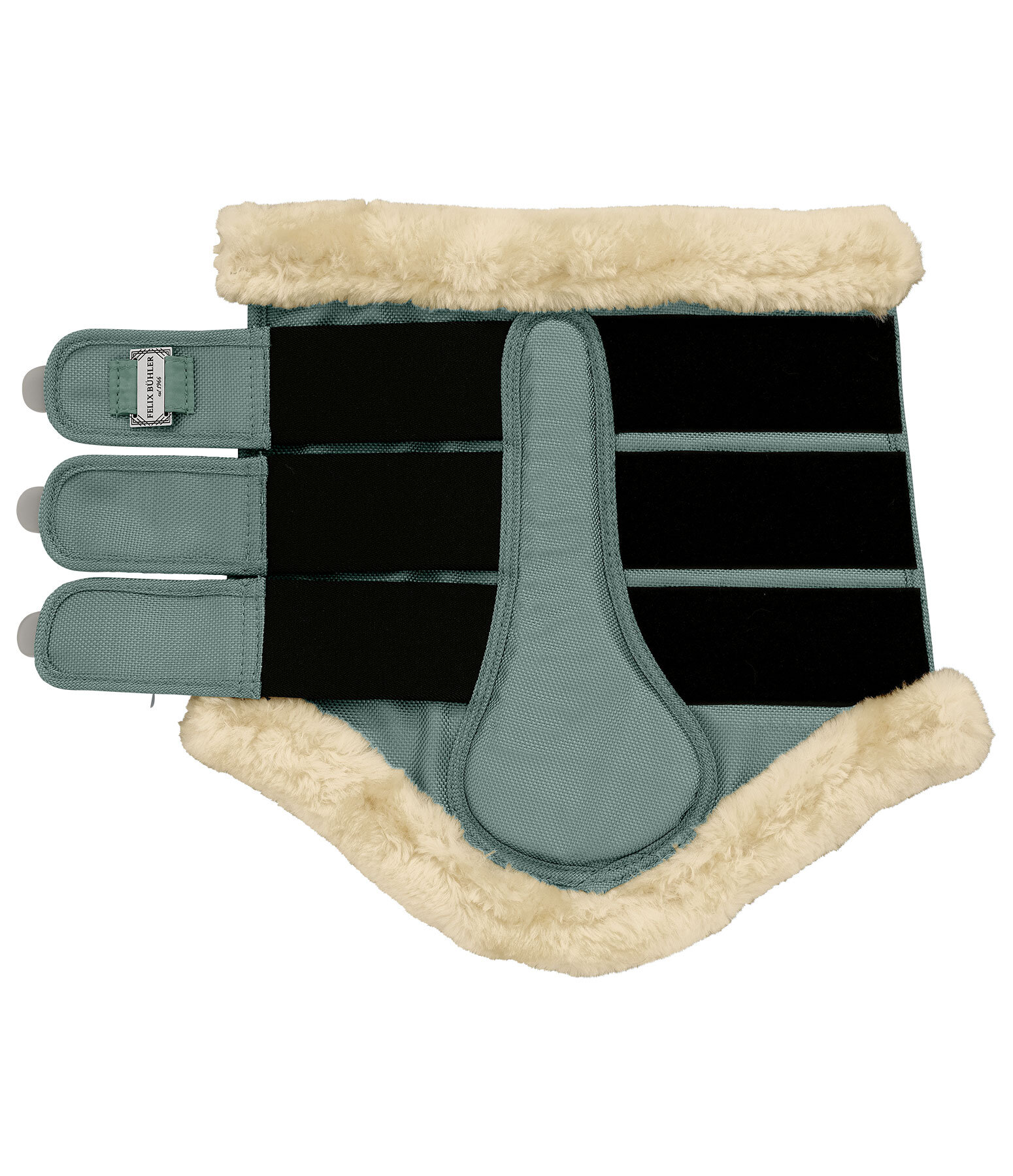 Stinchiere dressage con pelliccia sintetica Essential, posteriori