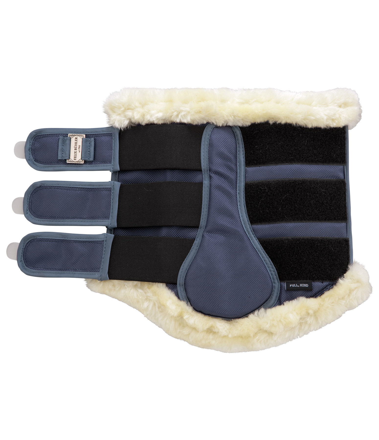 Stinchiere da dressage con pelliccia sintetica Essential, posteriori