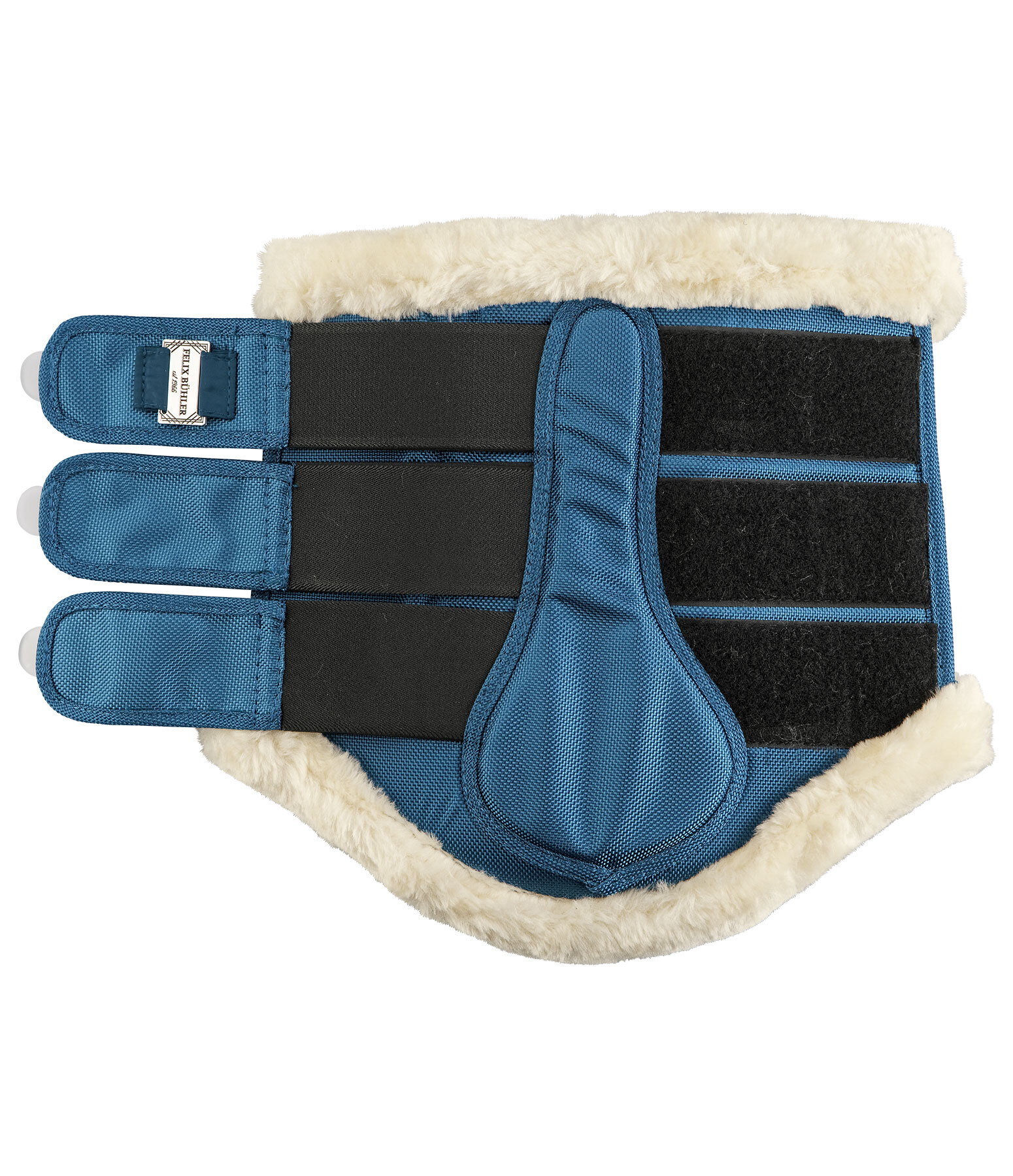 Stinchiere da dressage con pelliccia sintetica Essential, posteriori
