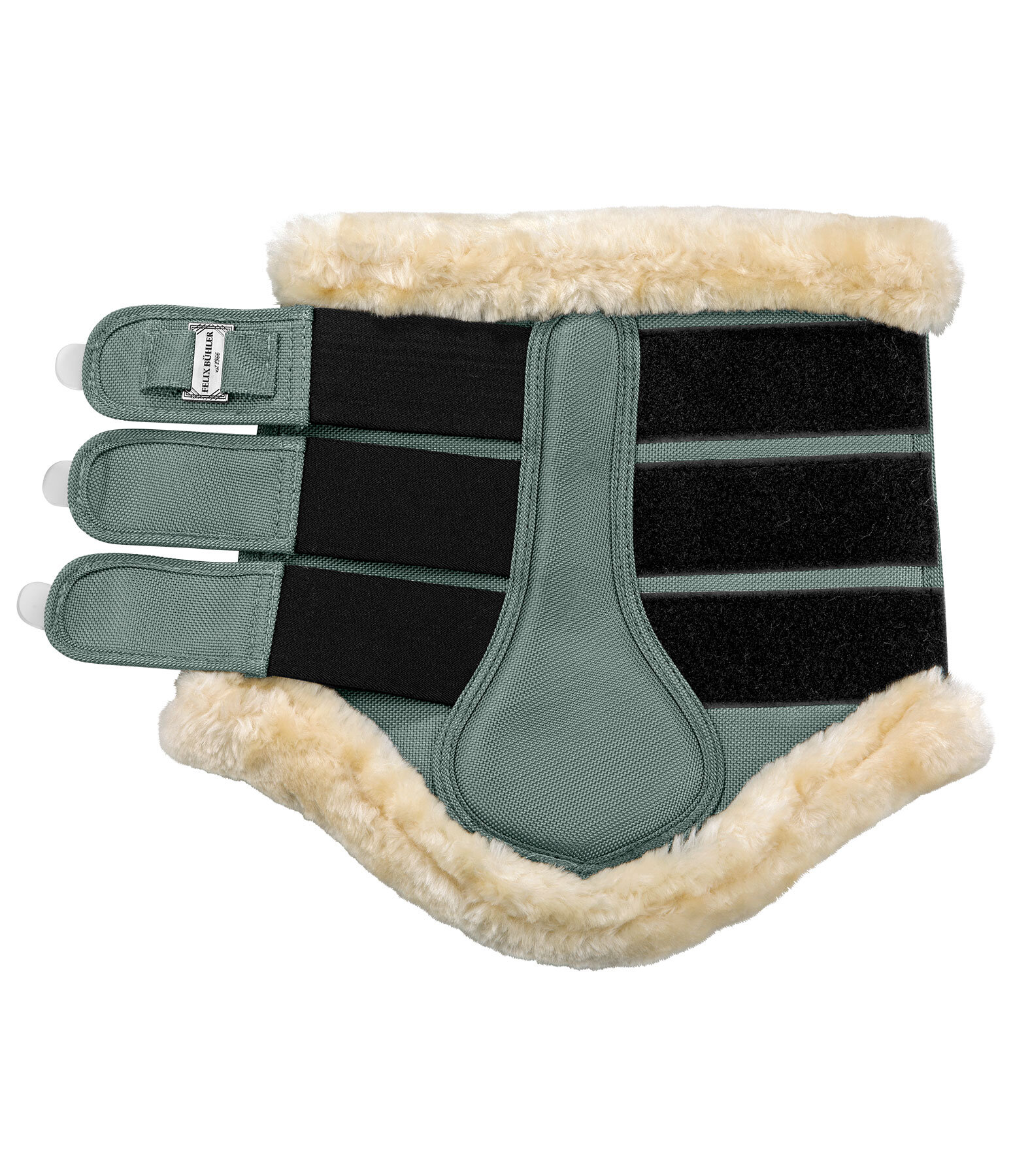Stinchiere da dressage con pelliccia sintetica Essential, posteriori