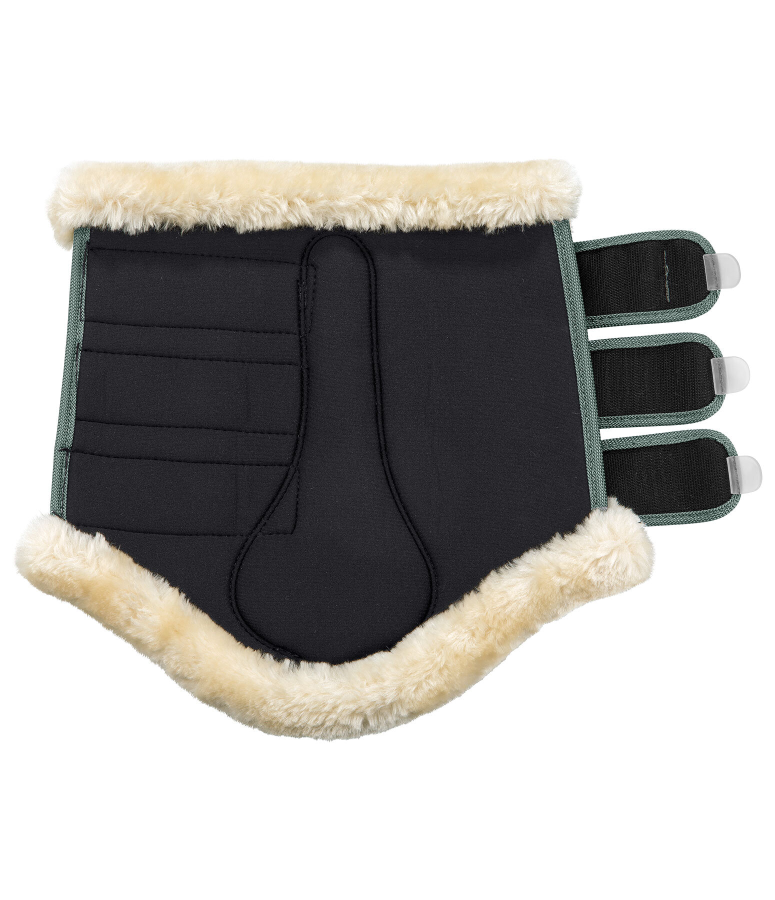 Stinchiere da dressage con pelliccia sintetica Essential, posteriori