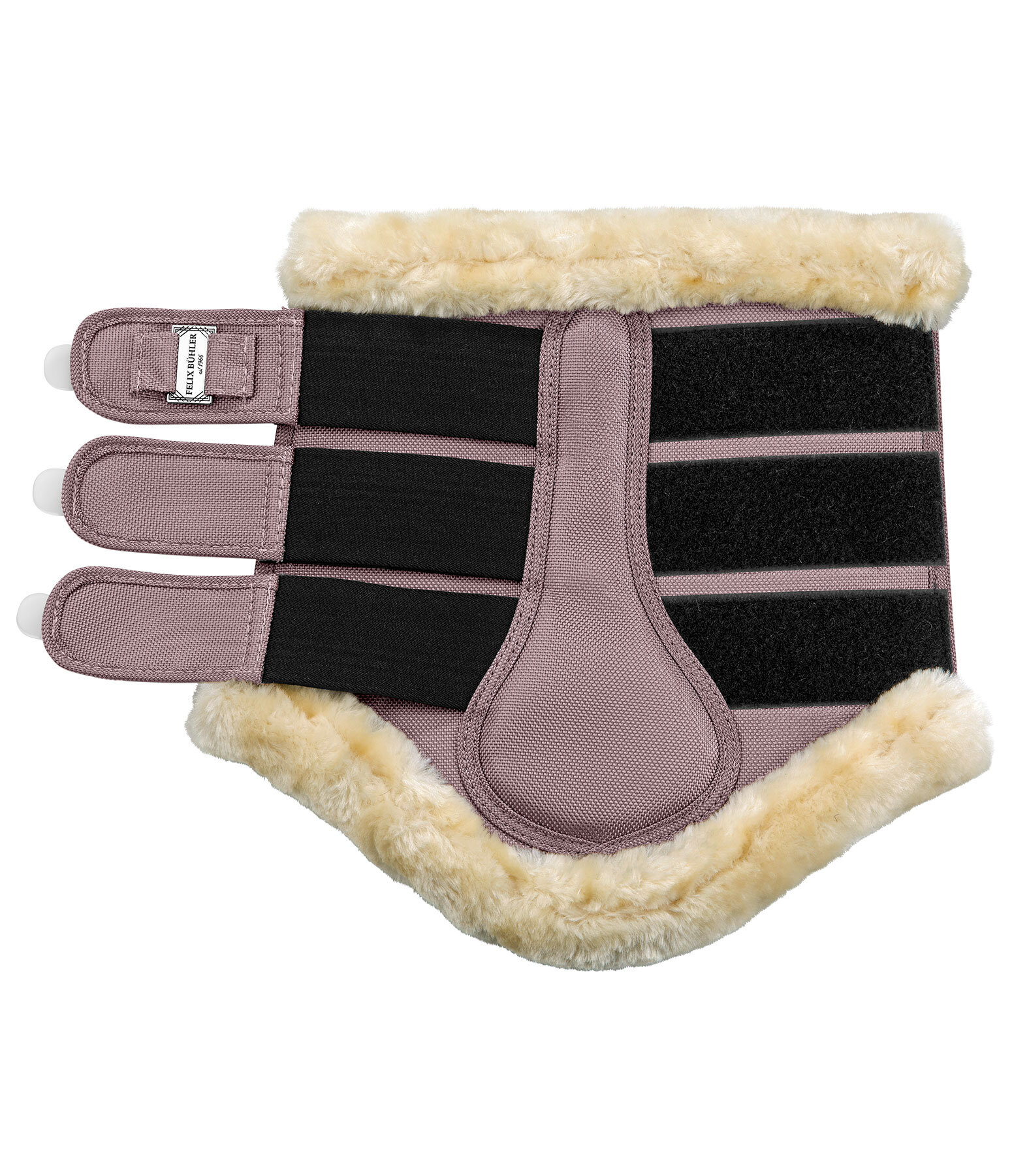 Stinchiere da dressage con pelliccia sintetica Essential, posteriori