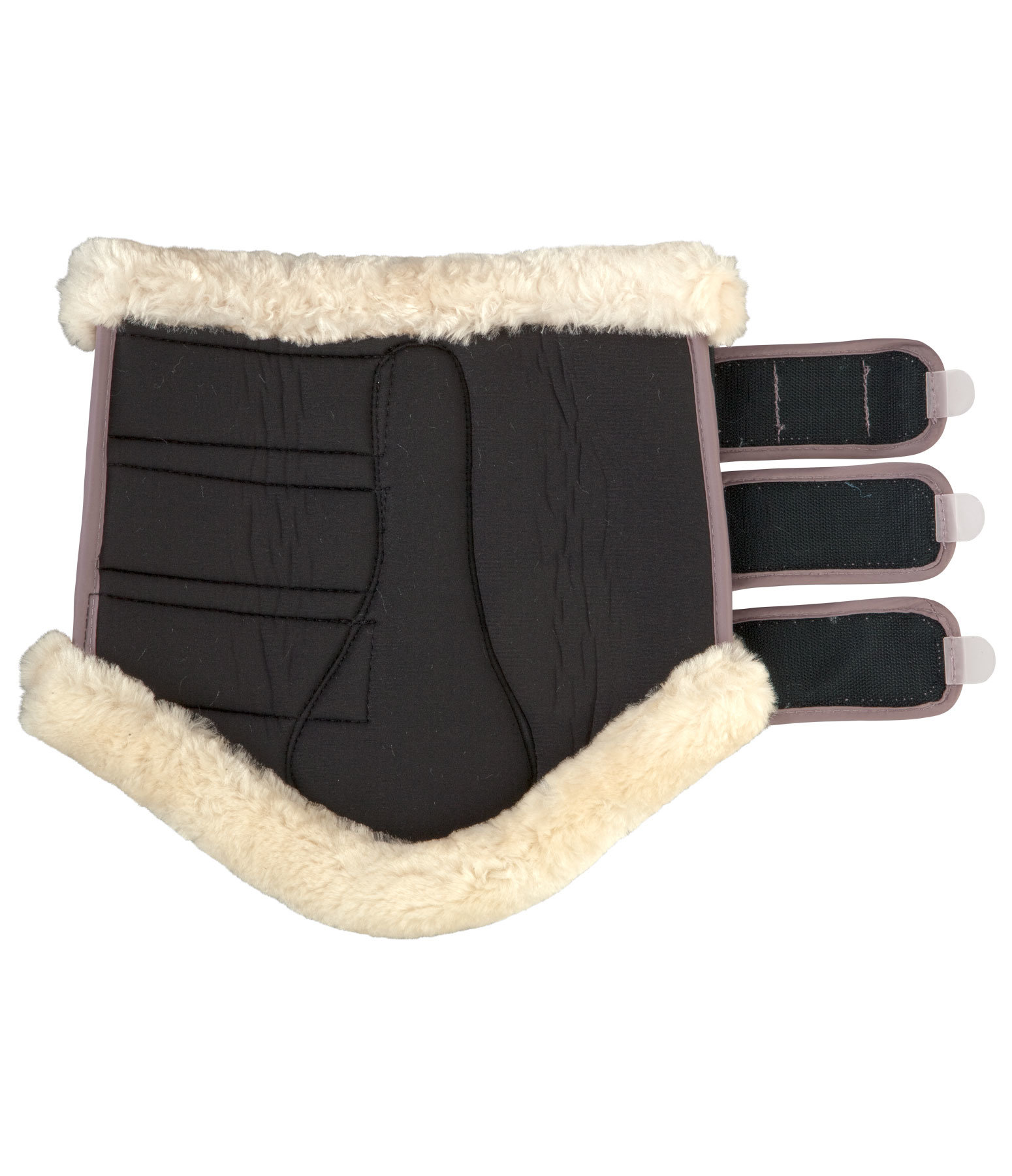 Stinchiere da dressage con pelliccia sintetica Essential, posteriori