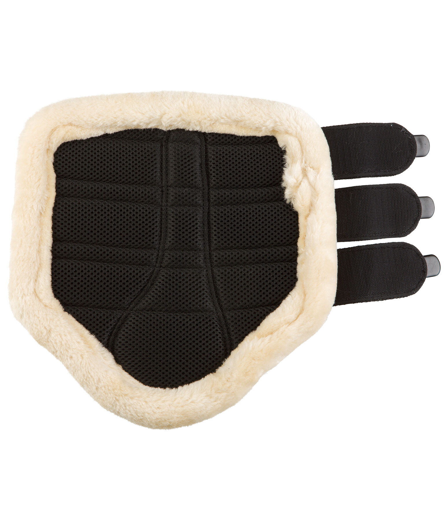 Stinchiere da dressage con pelliccia sintetica Sparkle, posteriori