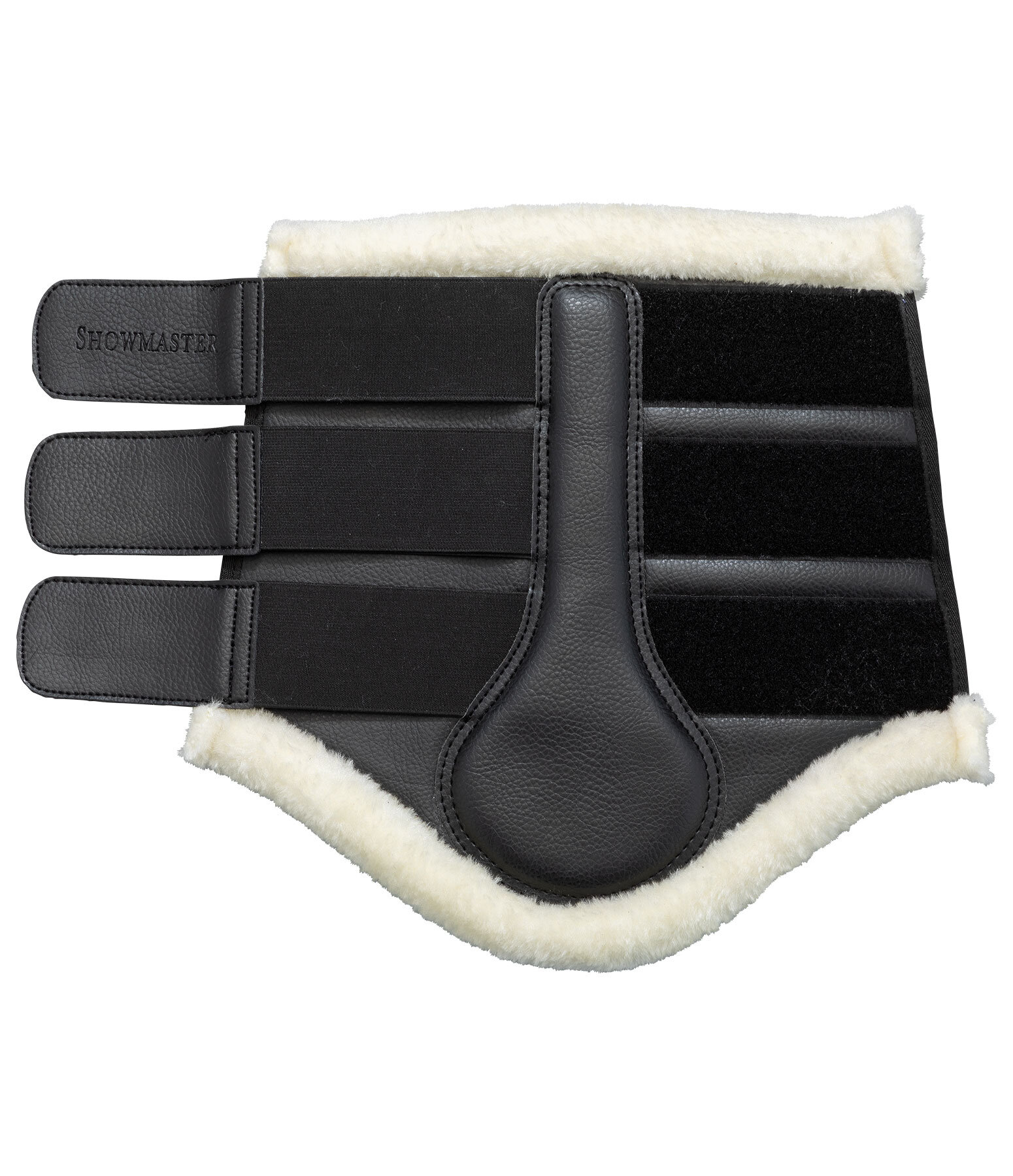 Stinchiere da dressage con pelliccia sintetica Classic, posteriori