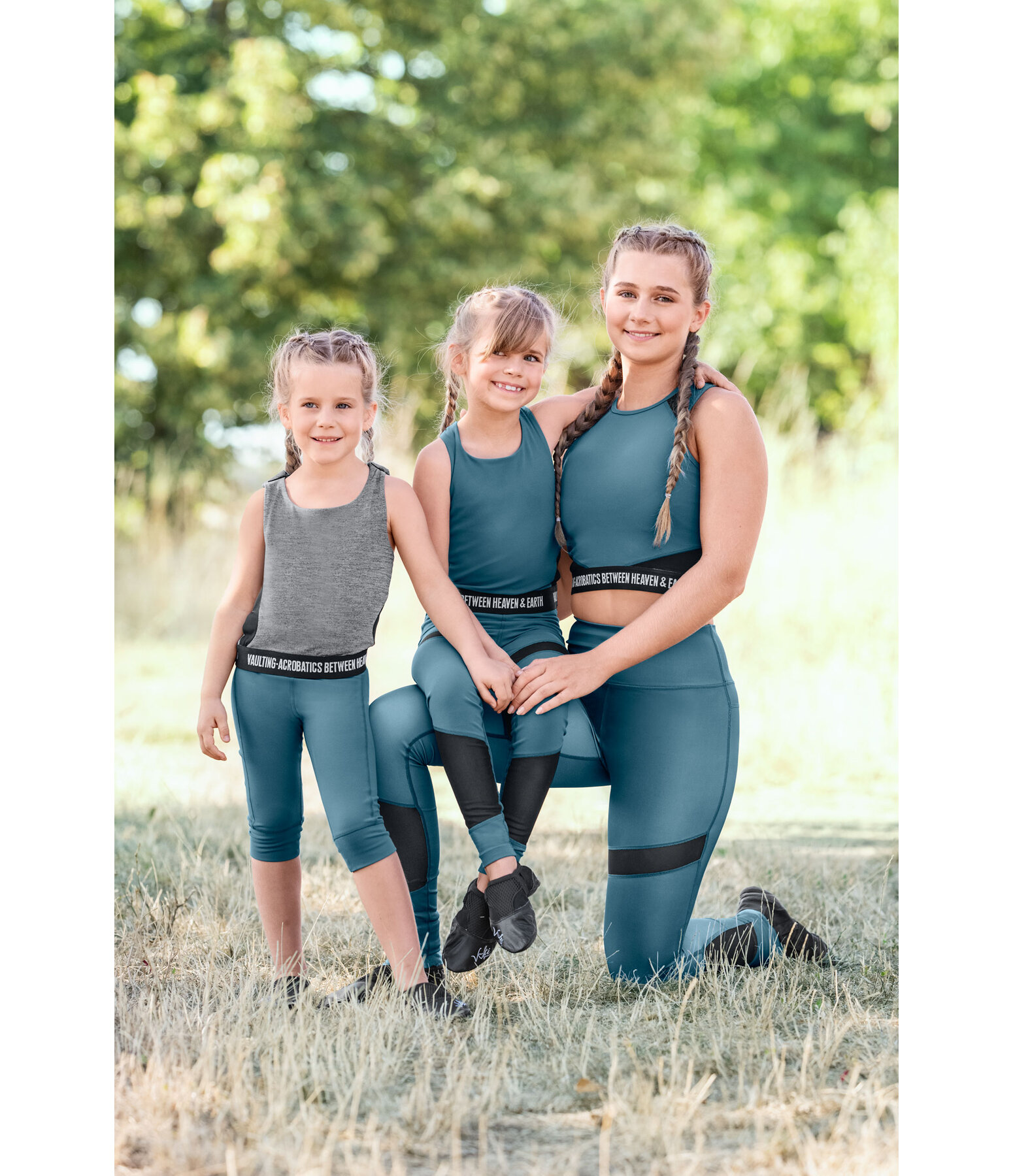 Leggings al ginocchio da volteggio Zoey per bambini e ragazzi