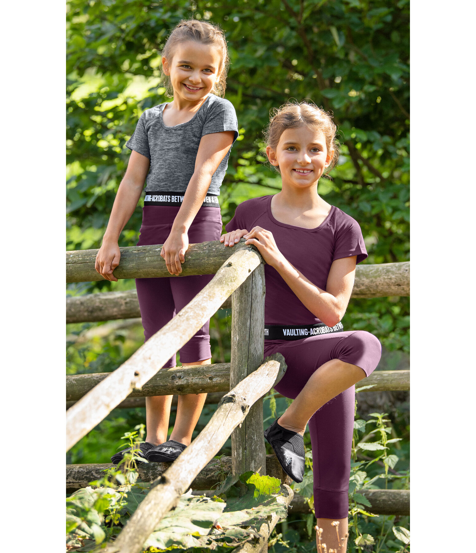 Leggings al ginocchio da volteggio Zoey per bambini e ragazzi