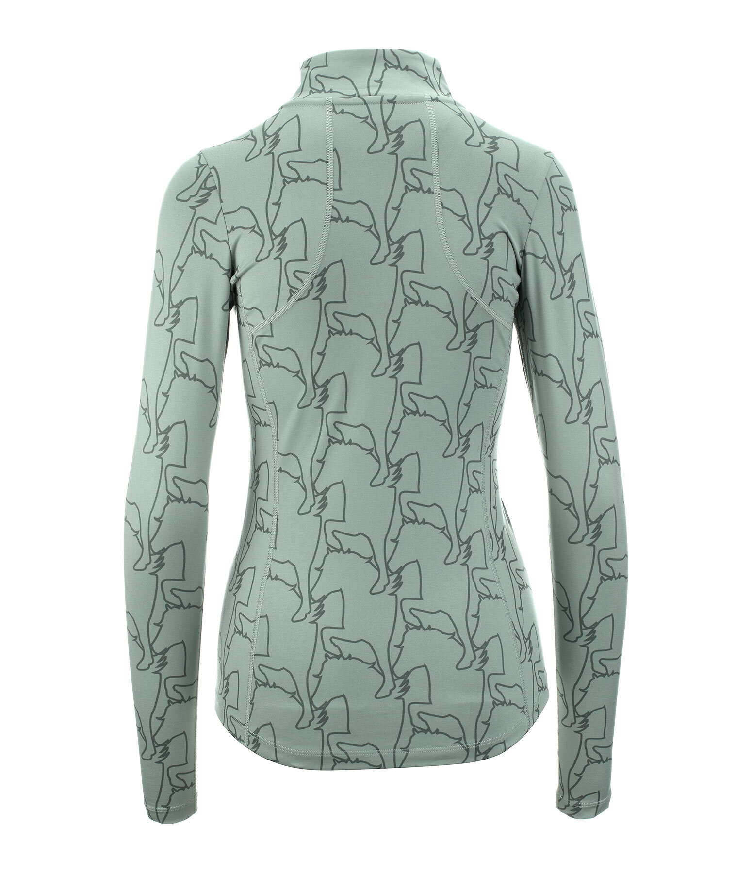 Maglia funzionale a maniche lunghe con zip Asta
