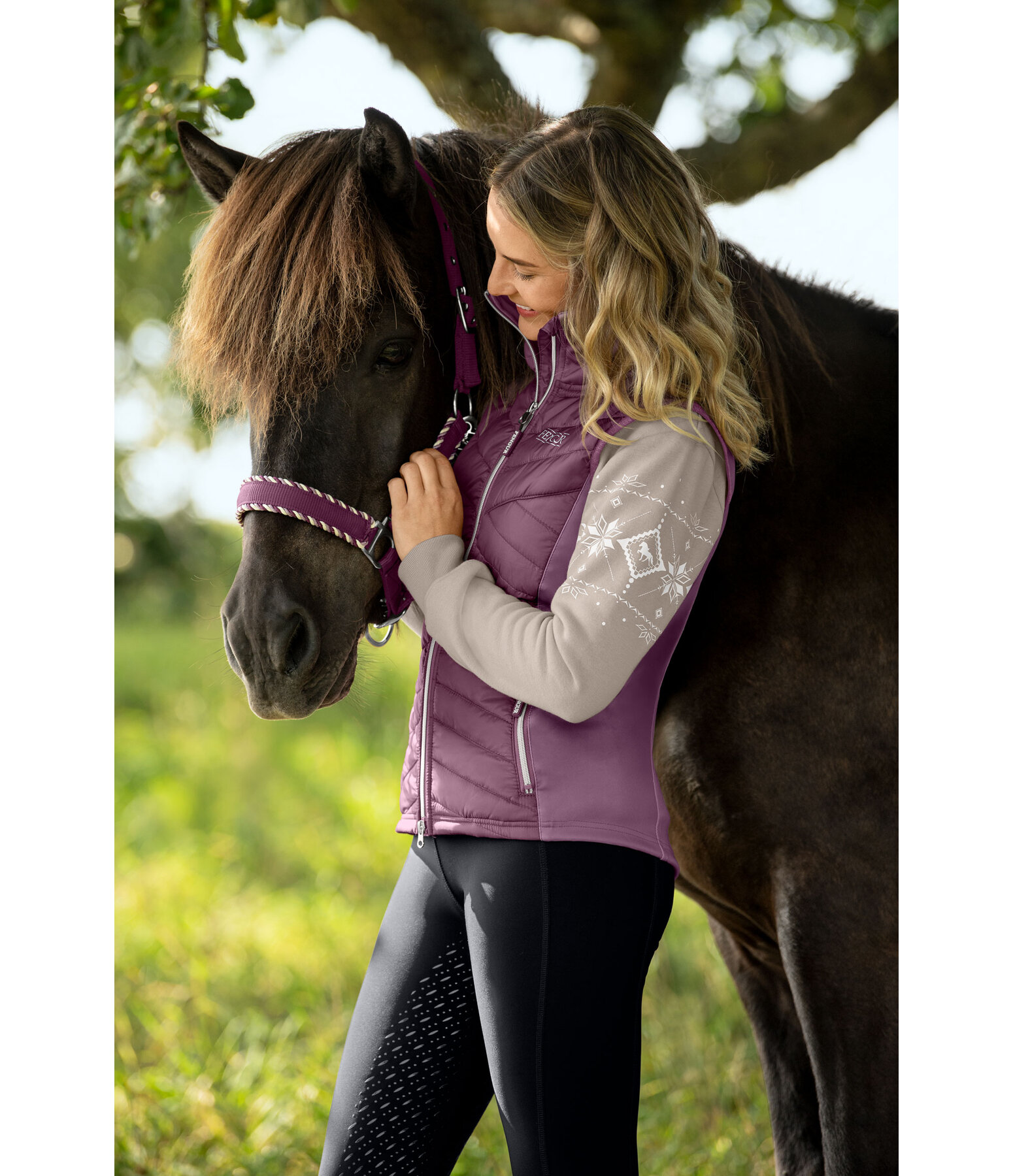 Gilet da equitazione combinato Fjola