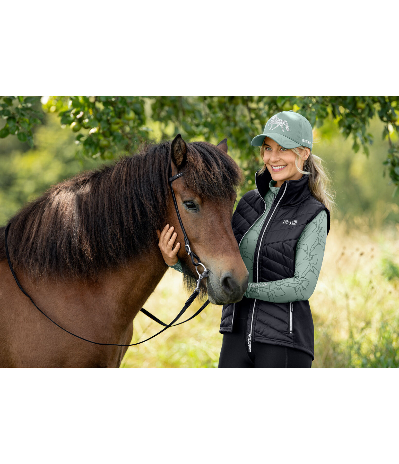 Gilet da equitazione combinato Fjola