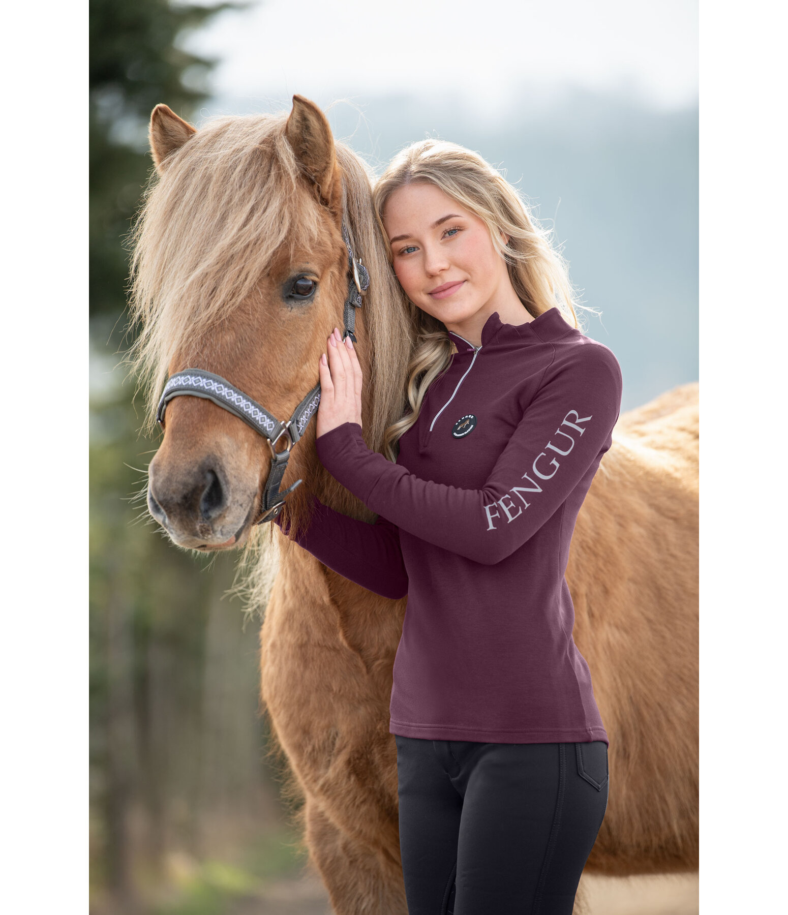 Maglia funzionale misto bamb Sjana