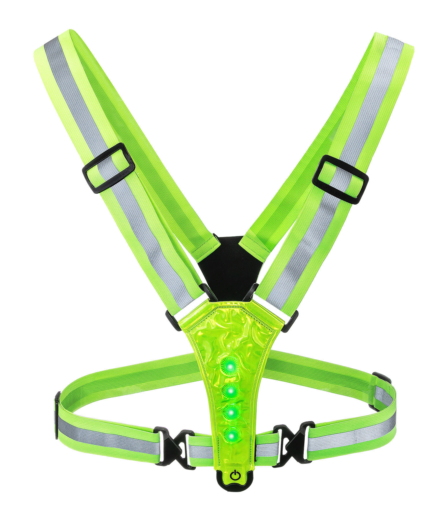 Bretelle riflettenti LED USB