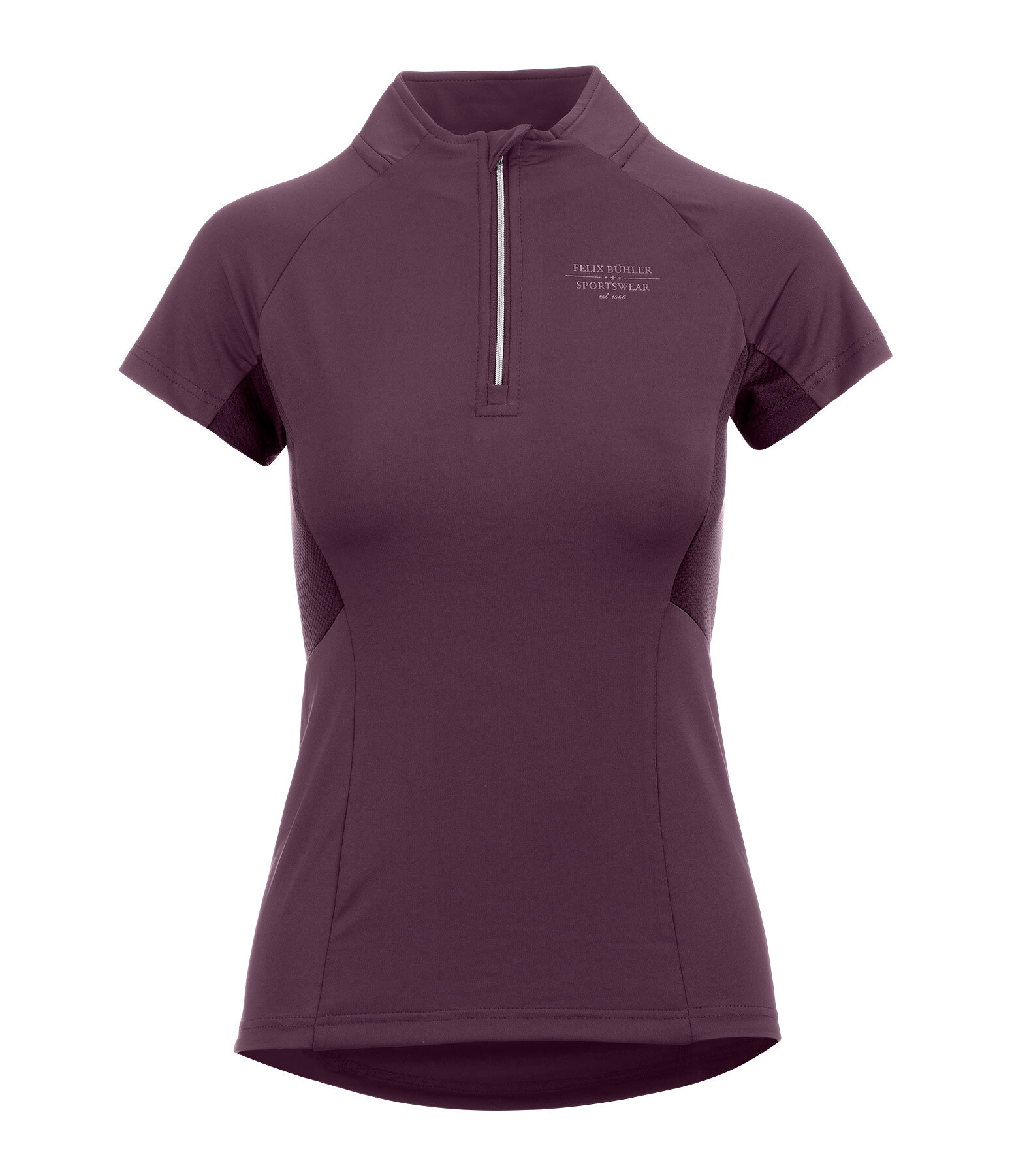 T-shirt funzionale con zip Lola