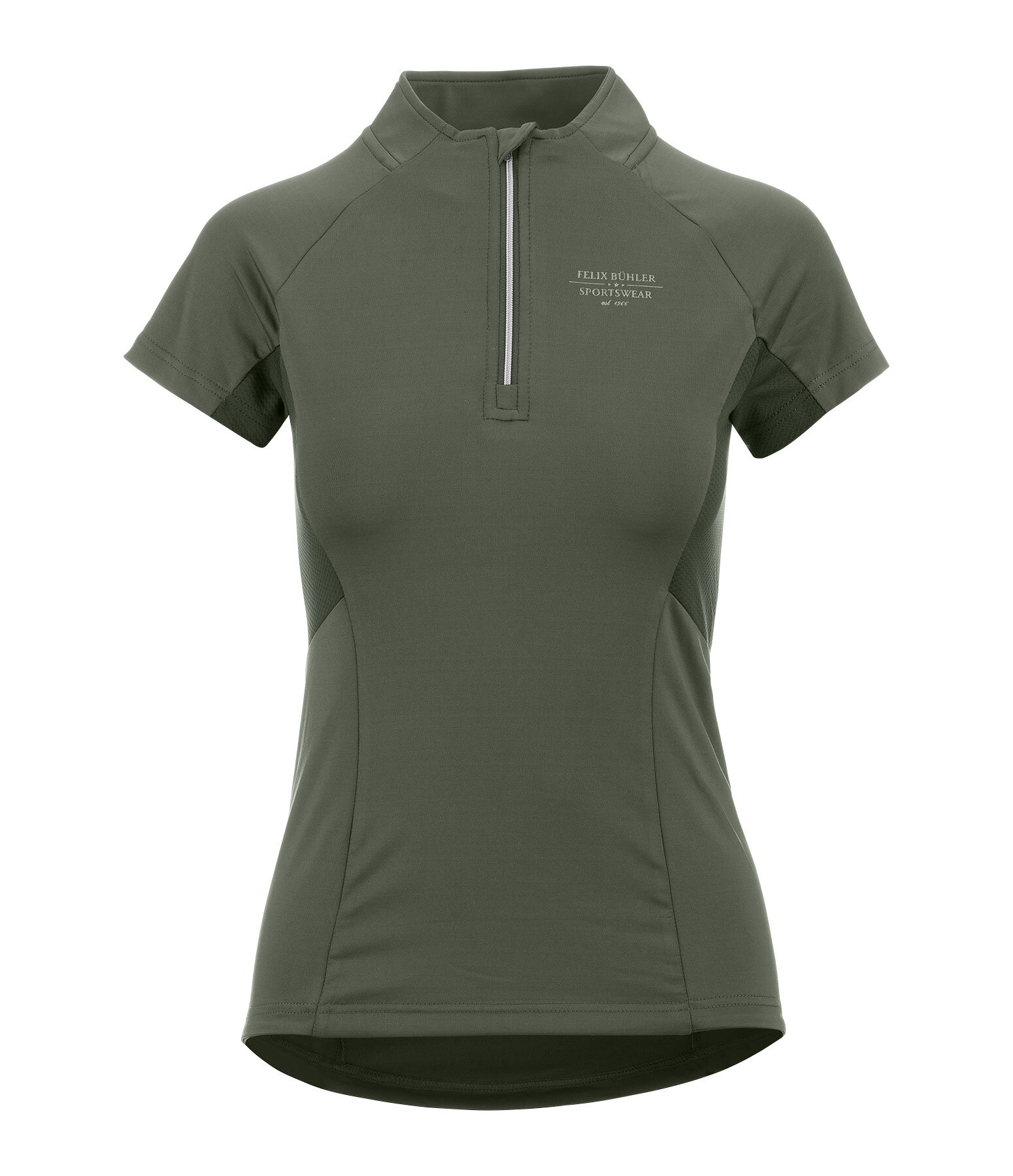 T-shirt funzionale con zip Lola