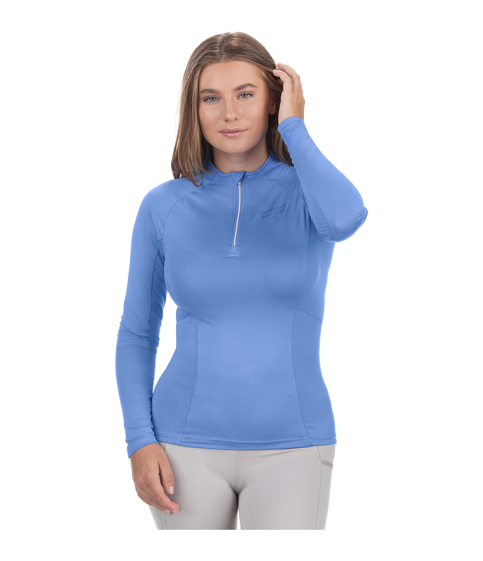 Maglia funzionale a maniche lunghe con zip Sofie