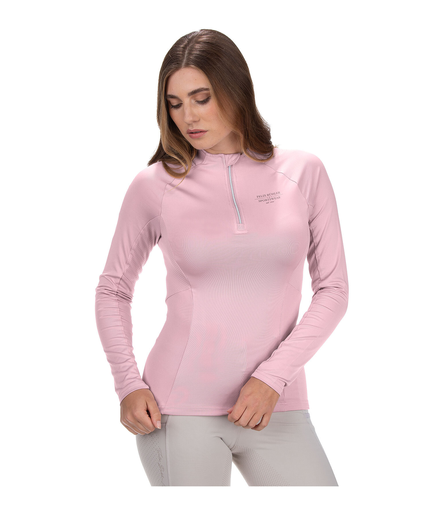 Maglia funzionale a maniche lunghe con zip Sofie