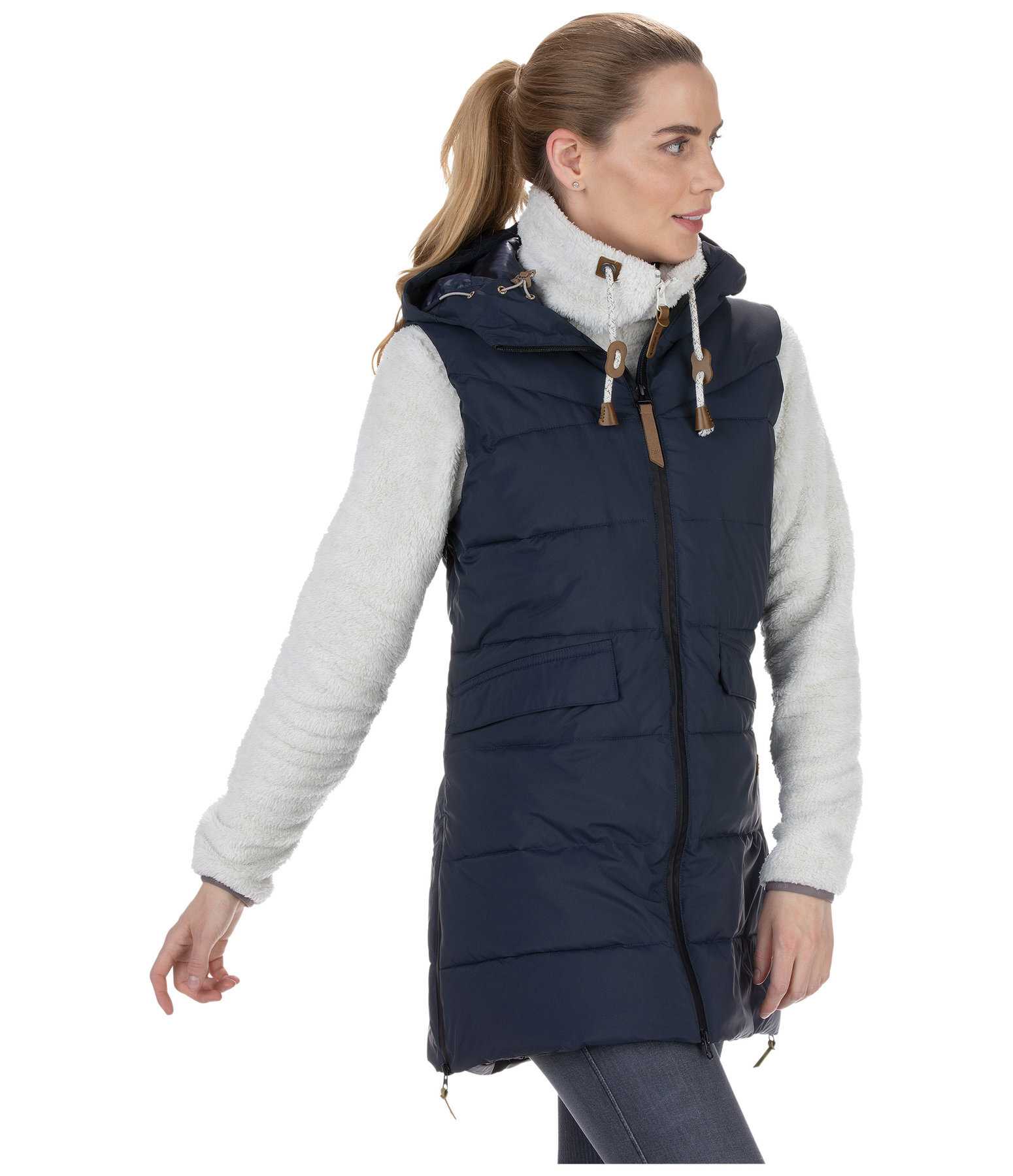 Gilet lungo con cappuccio Acerra - Kramer Equitazione