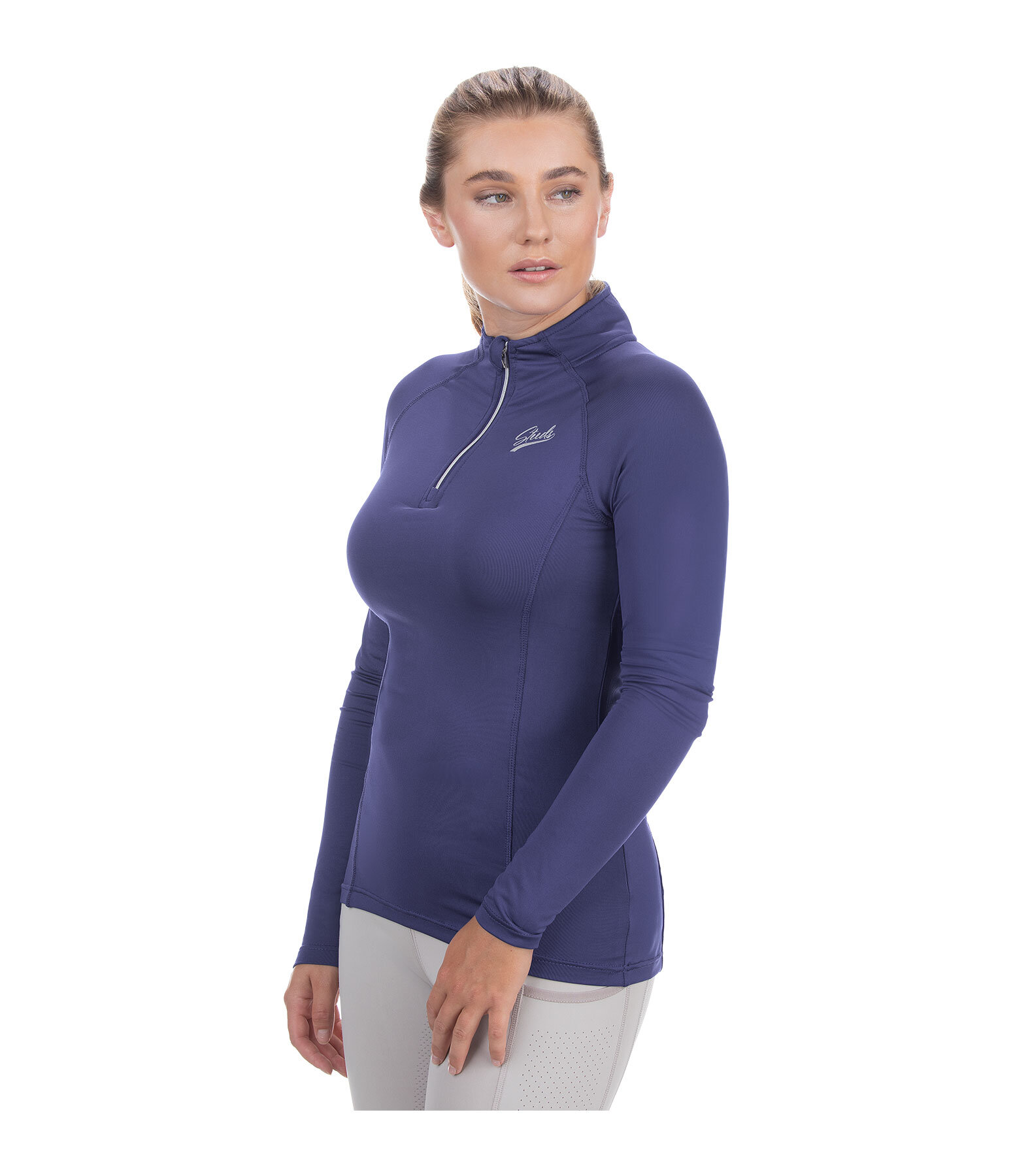 Maglia funzionale a maniche lunghe con zip Lea