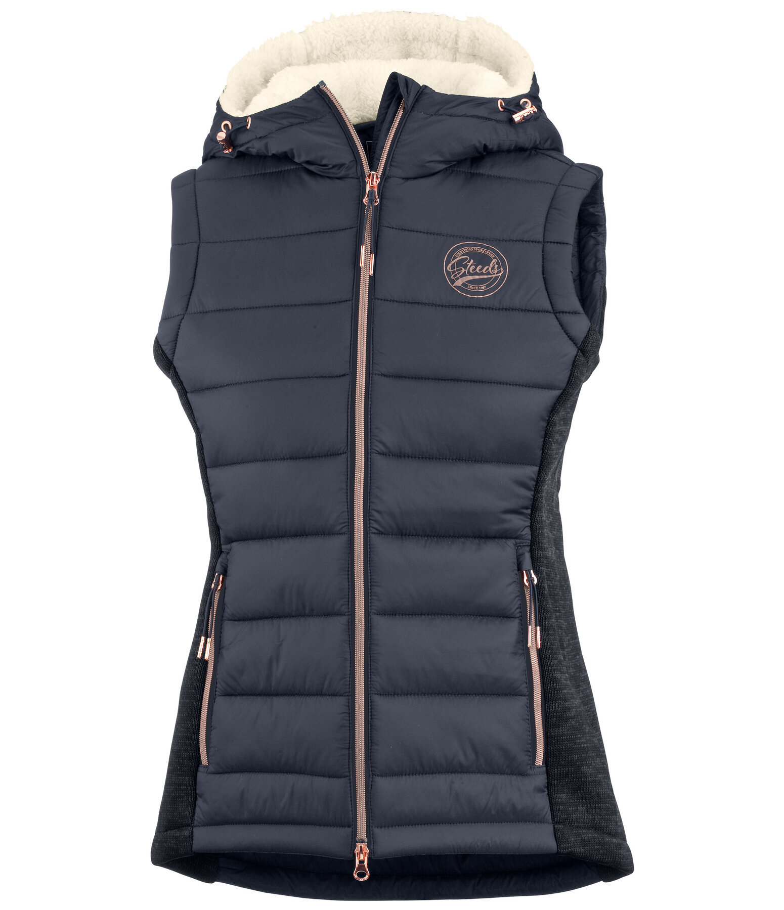 Gilet da equitazione combinato con cappuccio Liah