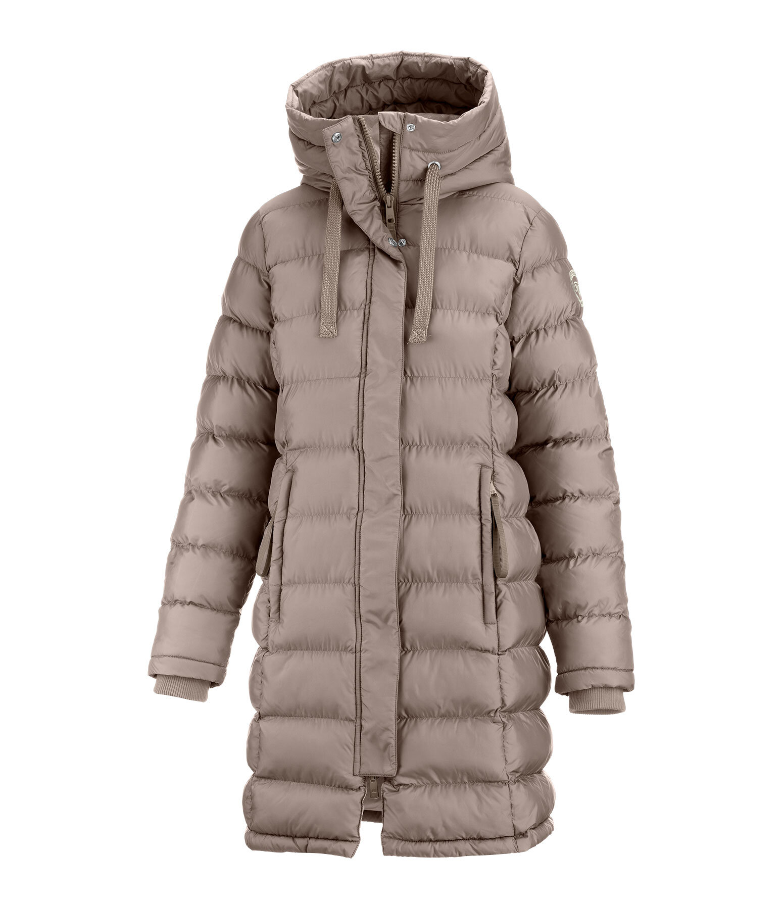 Cappotto da equitazione trapuntato con cappuccio Minou