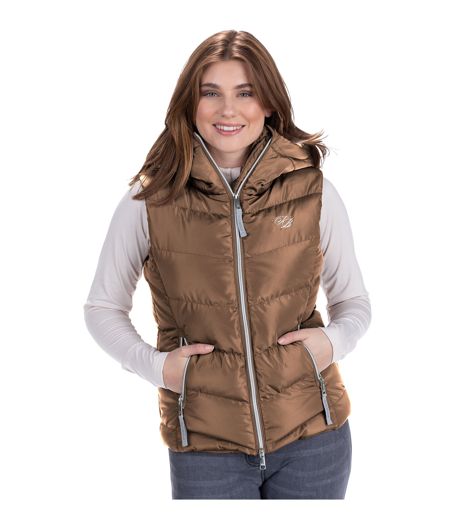 Gilet da equitazione con cappuccio Lena