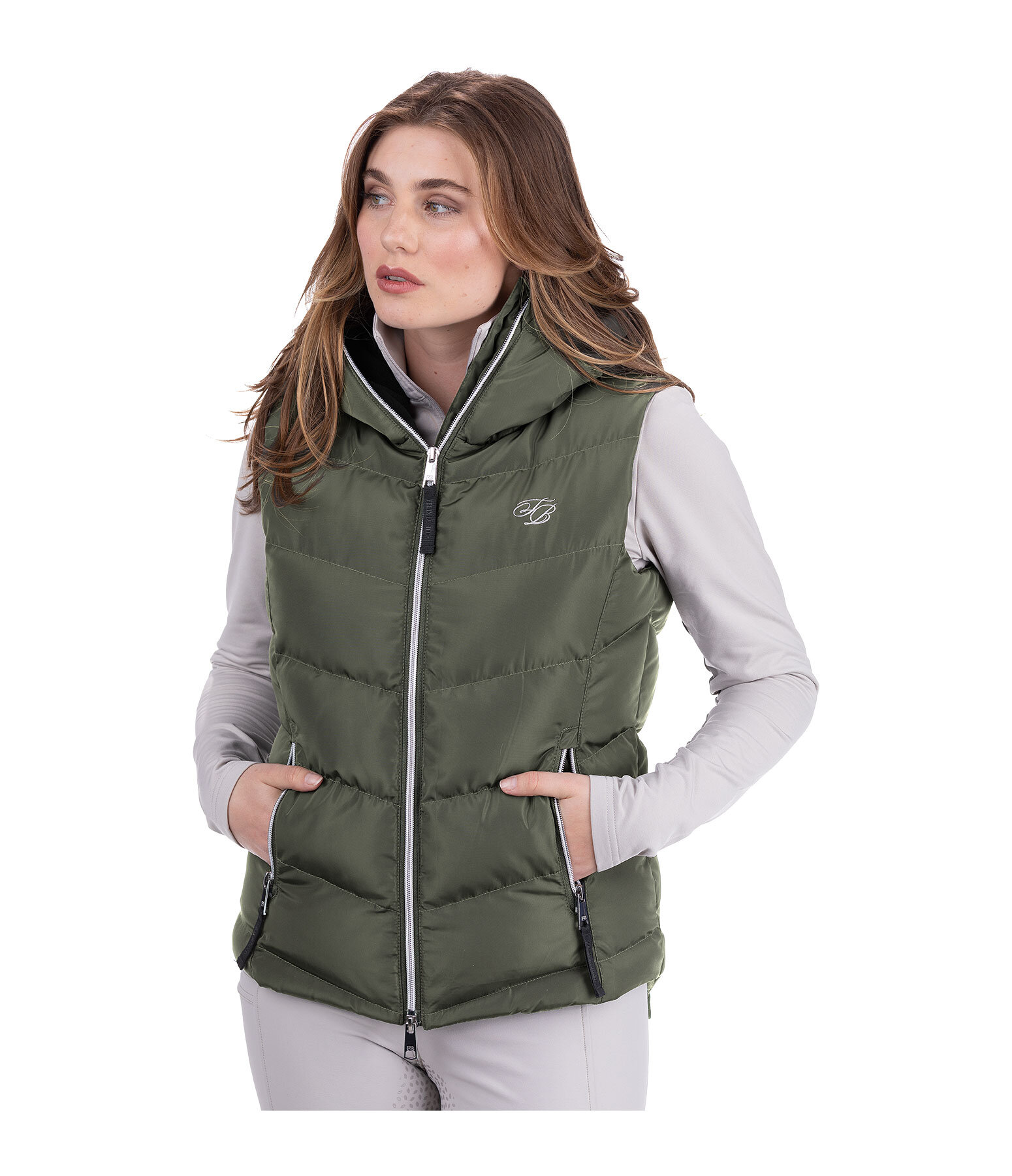 Gilet da equitazione con cappuccio Lena