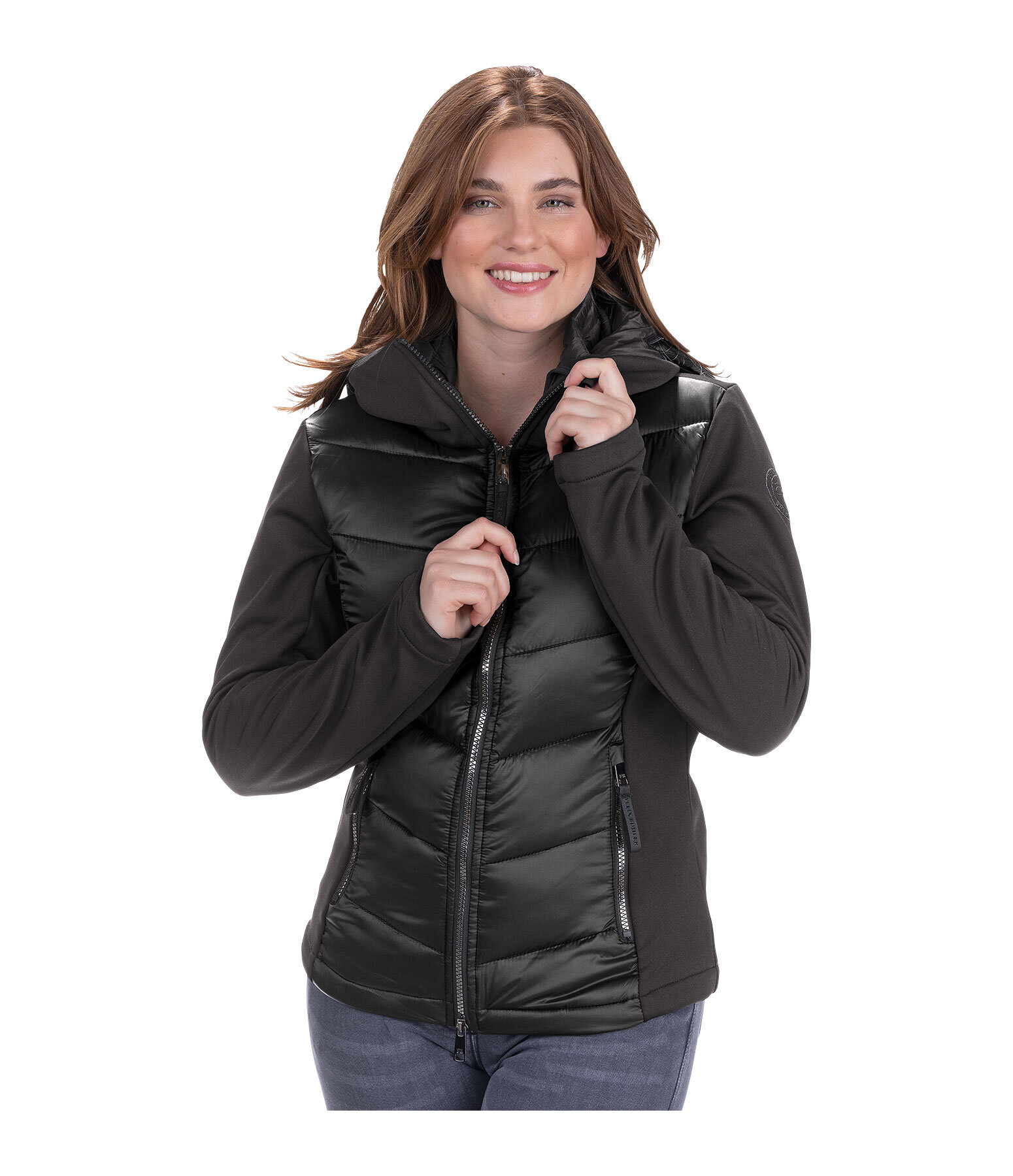 Giacca combinata softshell con cappuccio Leonie