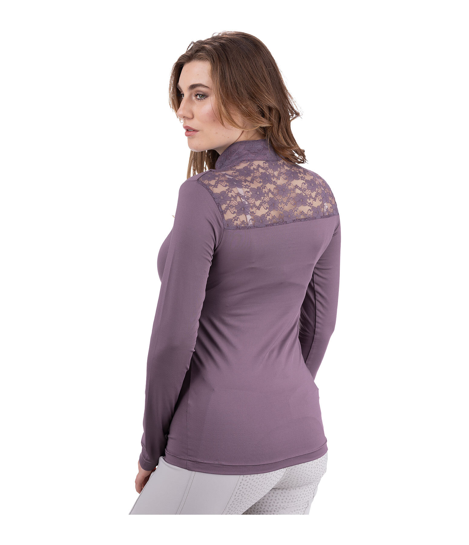 Maglia funzionale a maniche lunghe con pizzo Julia