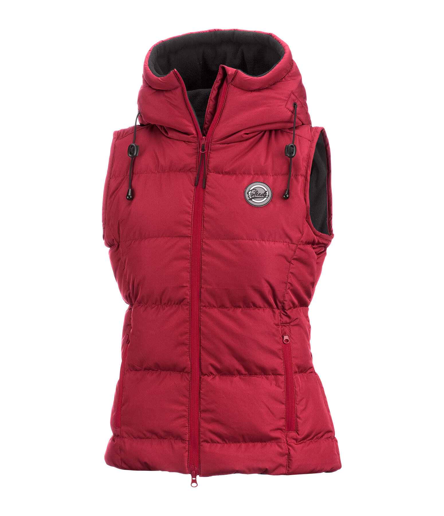 Gilet da equitazione trapuntato con cappuccio Mira II