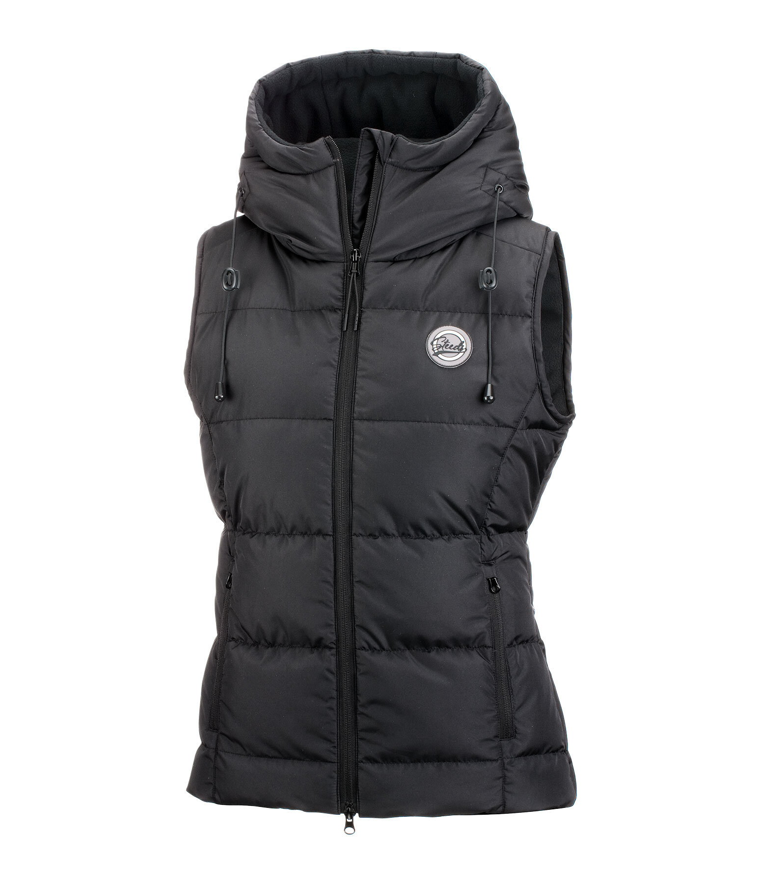 Gilet da equitazione trapuntato con cappuccio Mira II