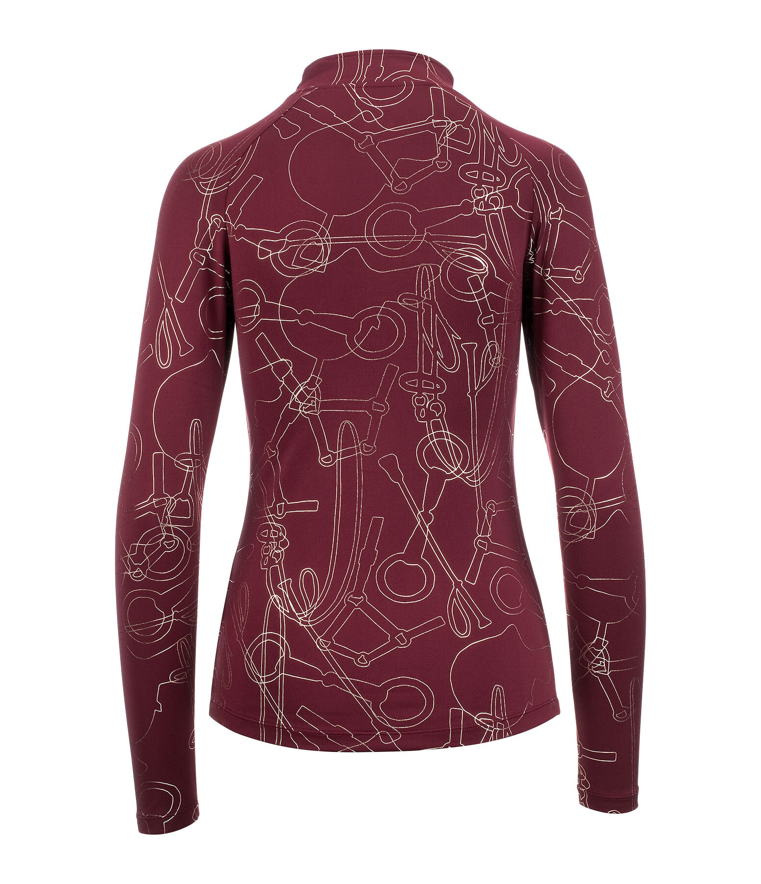 Maglia funzionale a maniche lunghe con zip Hanne