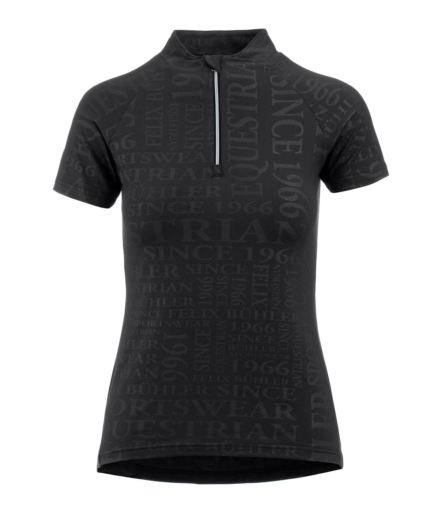 T-shirt funzionale con zip Ann