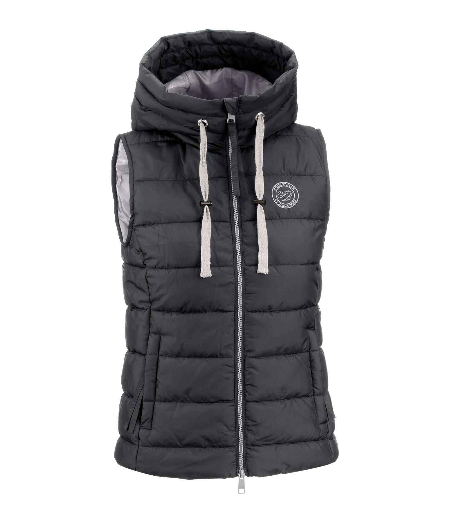 Gilet da equitazione con cappuccio Merle