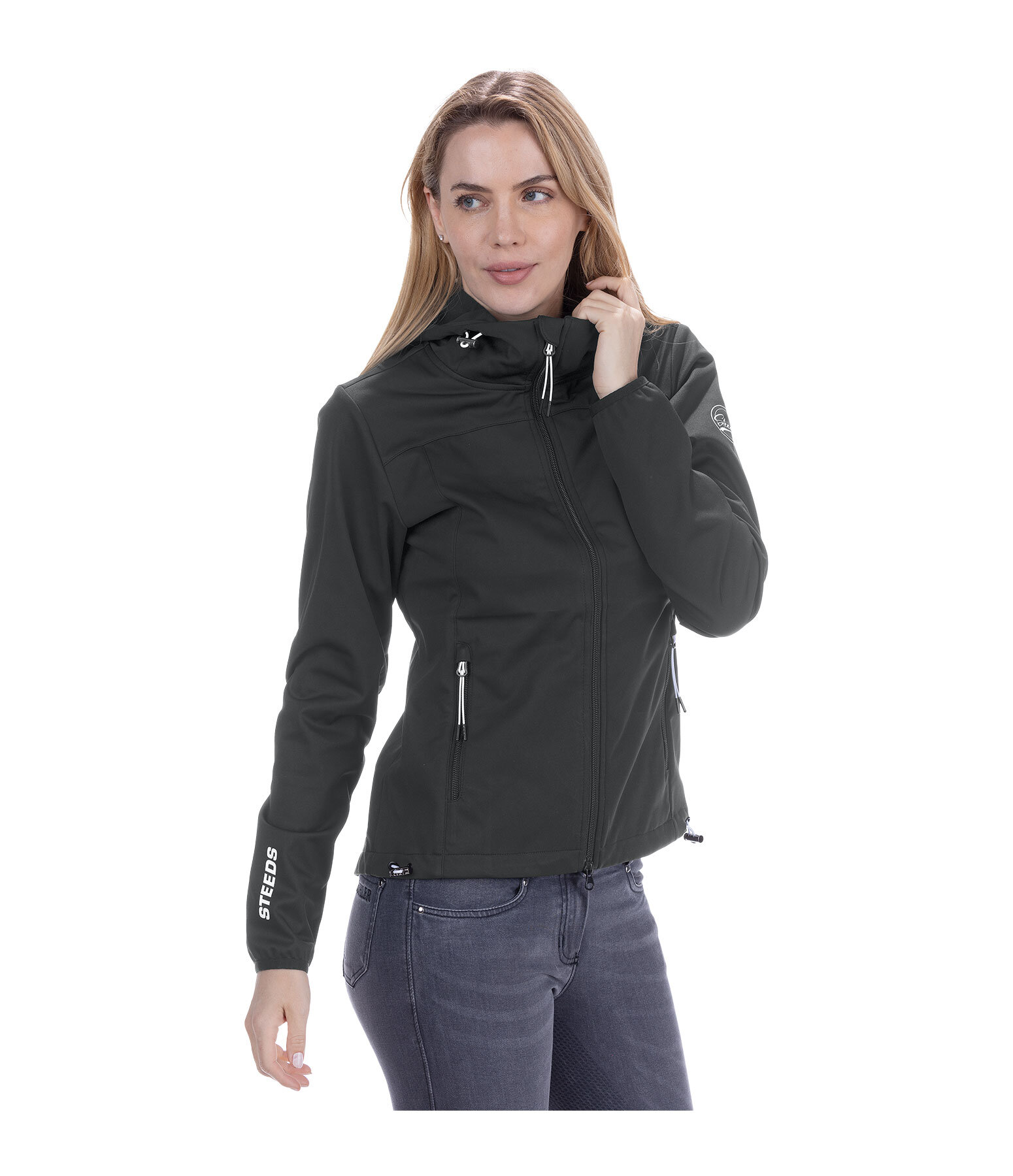 Giacca softshell con cappuccio Dana