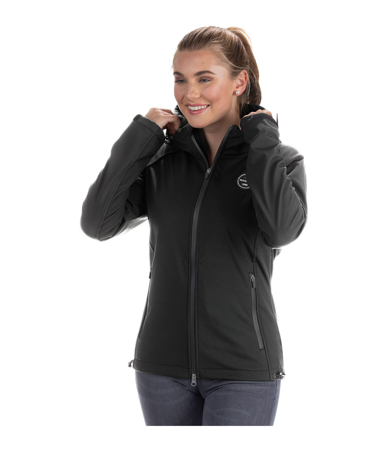 Giacca softshell con cappuccio Laura II