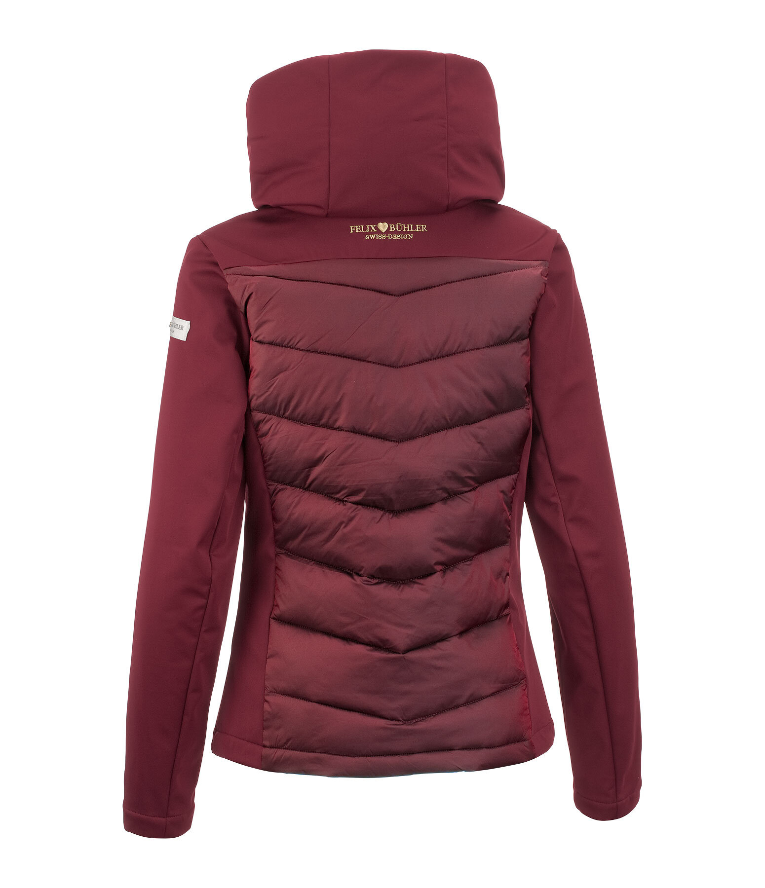 Giacca da equitazione combinata softshell con cappuccio Claire