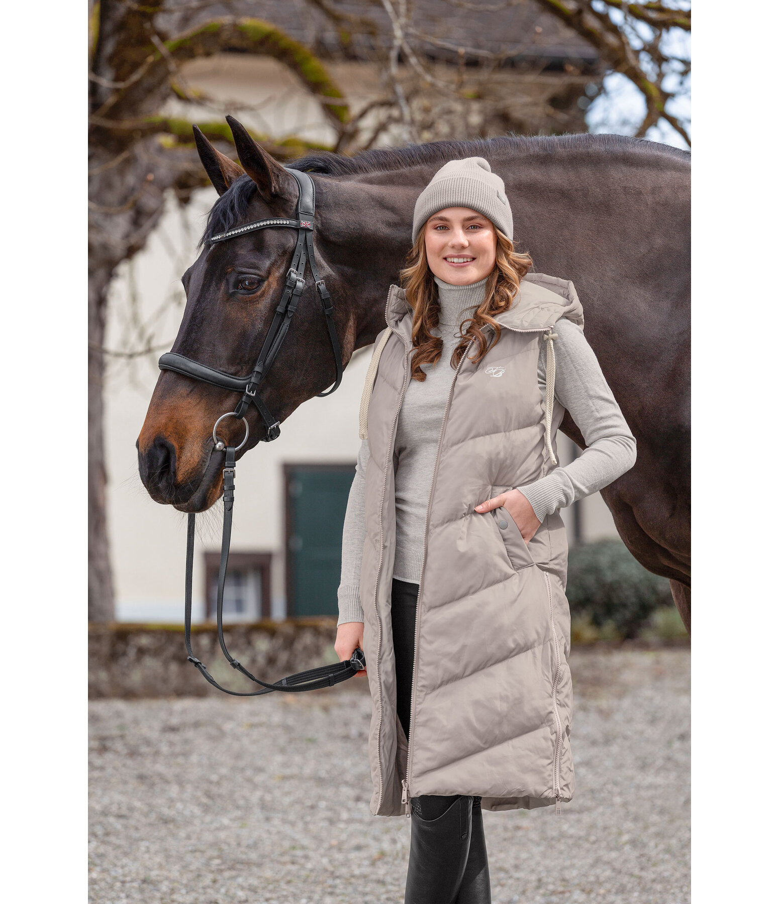 Gilet da equitazione reversibile Jolien