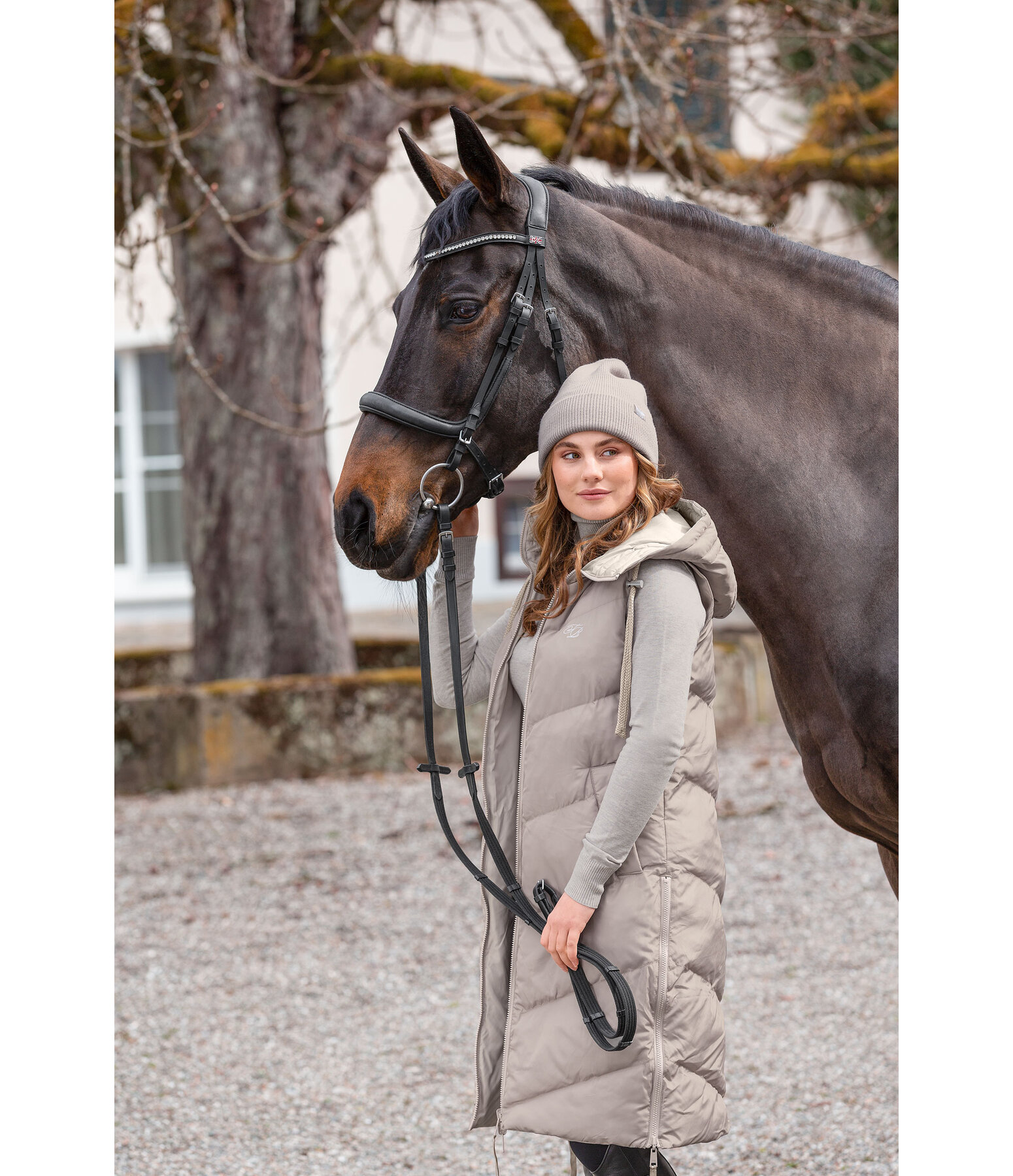 Gilet da equitazione reversibile Jolien