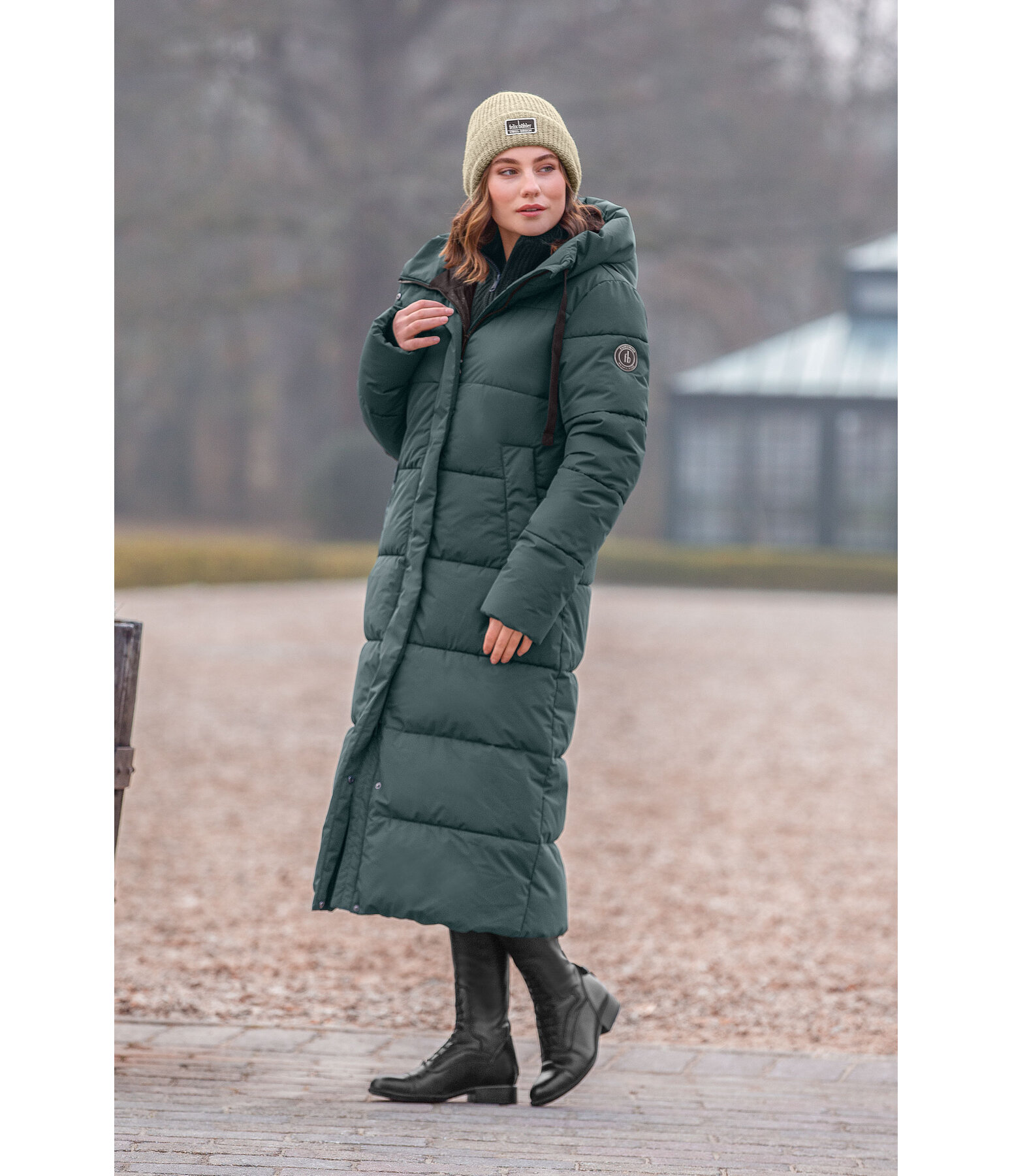 Cappotto trapuntato con cappuccio Anne