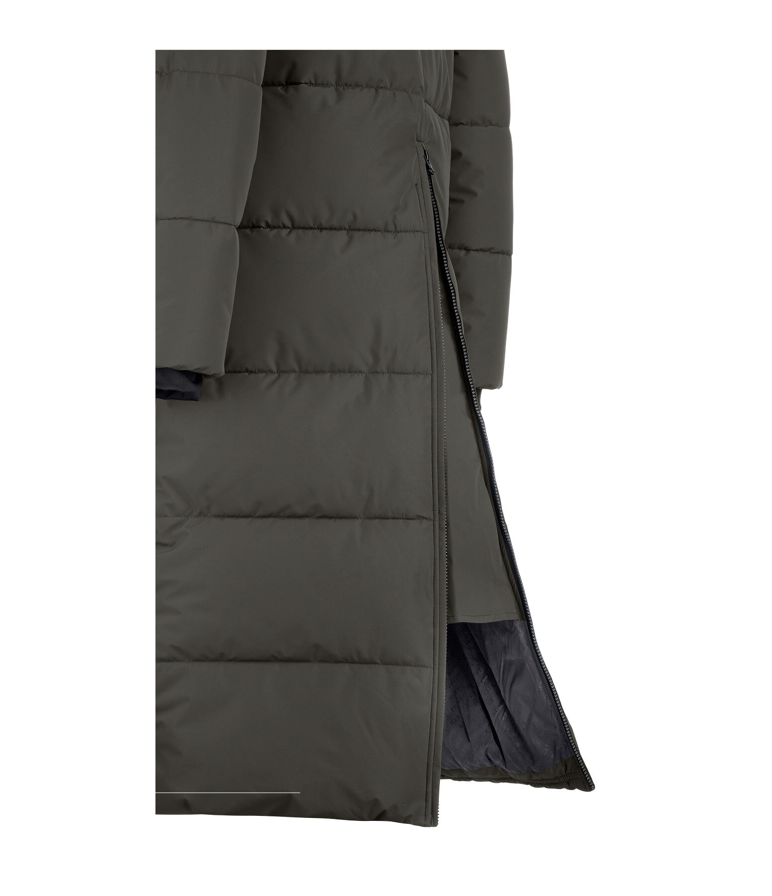 Cappotto da equitazione trapuntato con cappuccio Anne