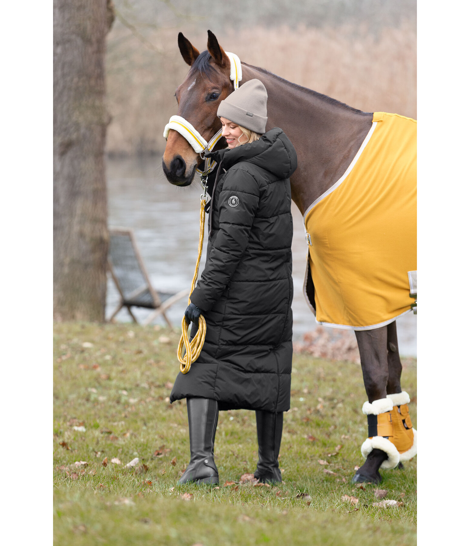 Cappotto trapuntato con cappuccio Anne